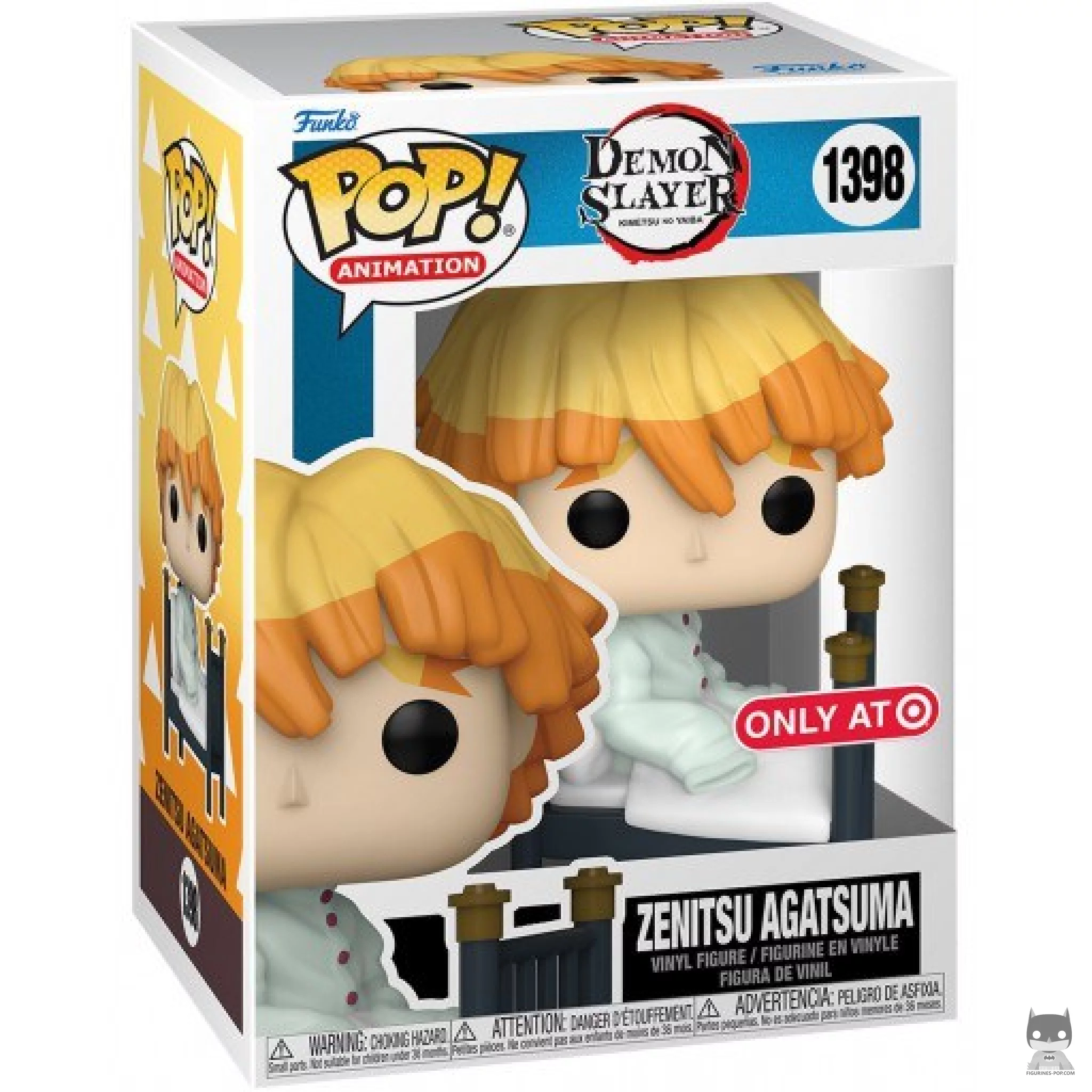 Figurine Funko POP Zenitsu Agatsuma (Récupération) avec boîte