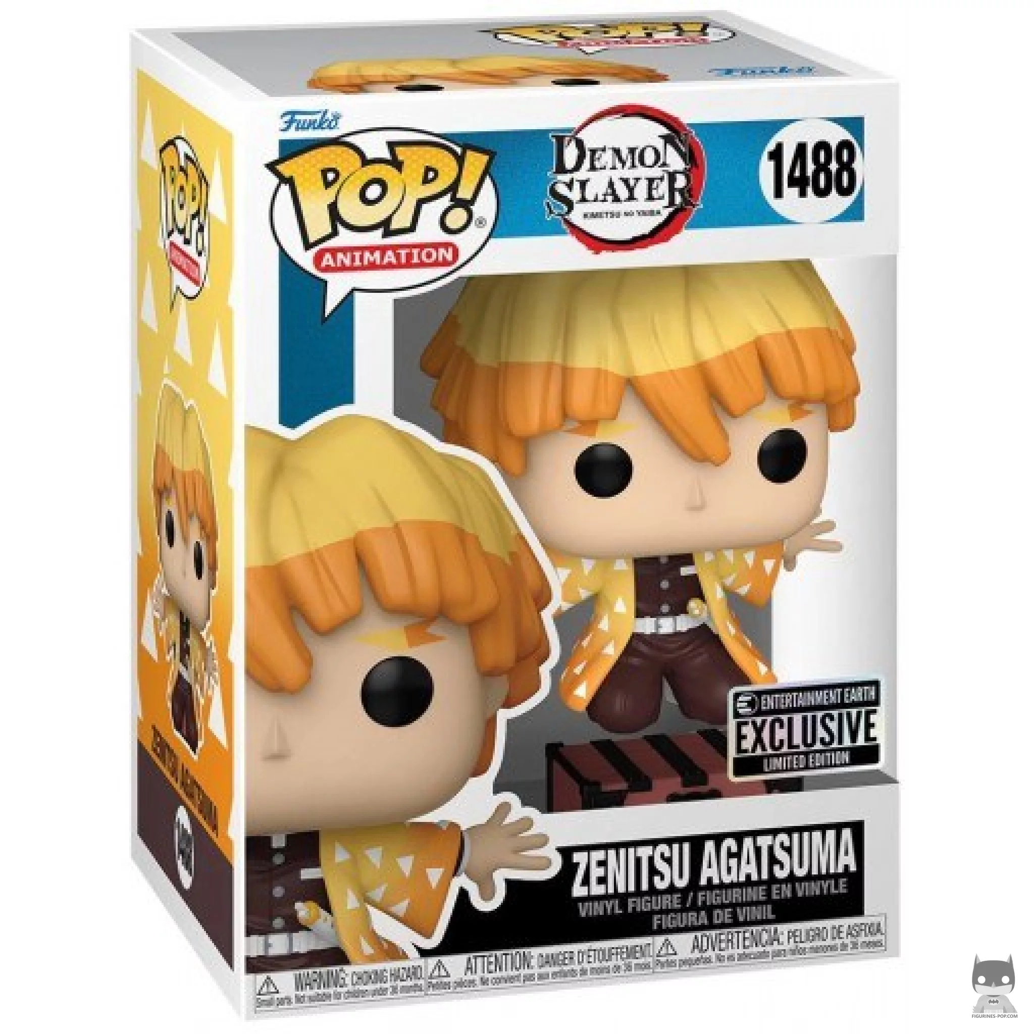 Figurine Funko POP Zenitsu Agatsuma avec boîte
