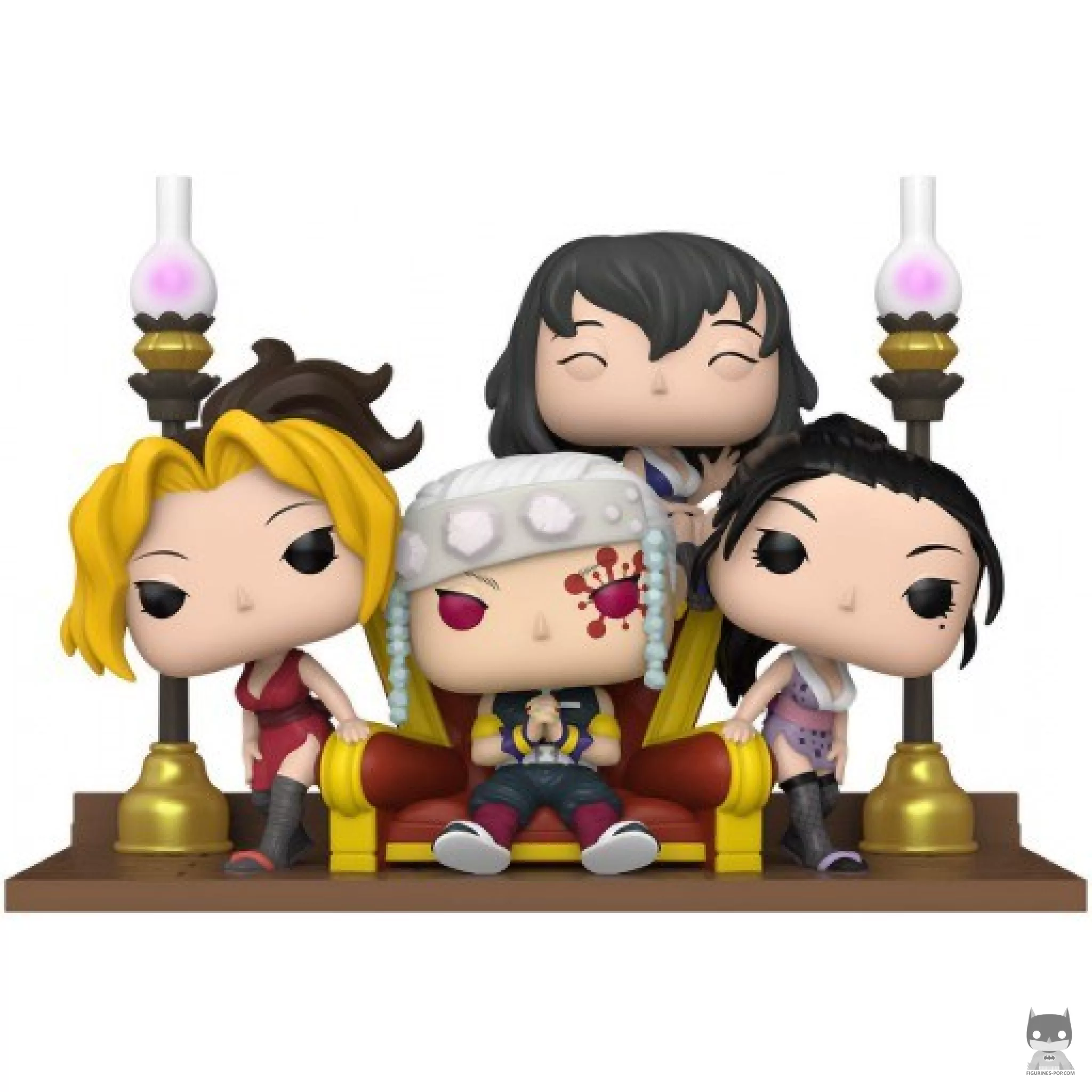 Figurine Funko POP Tengen avec ses Femmes (Demon Slayer)
