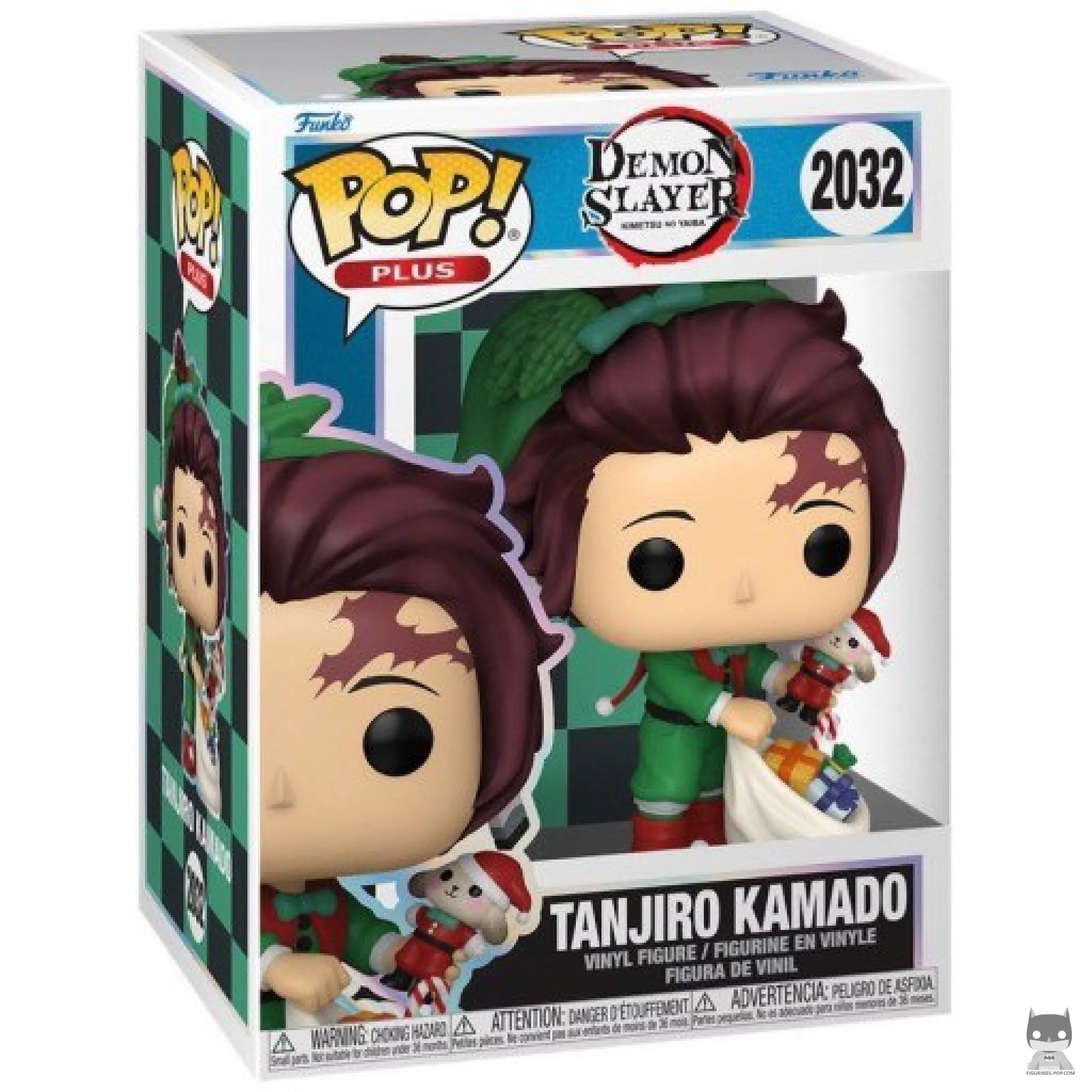 Figurine Funko POP Tanjiro Kamado (Noël) avec boîte