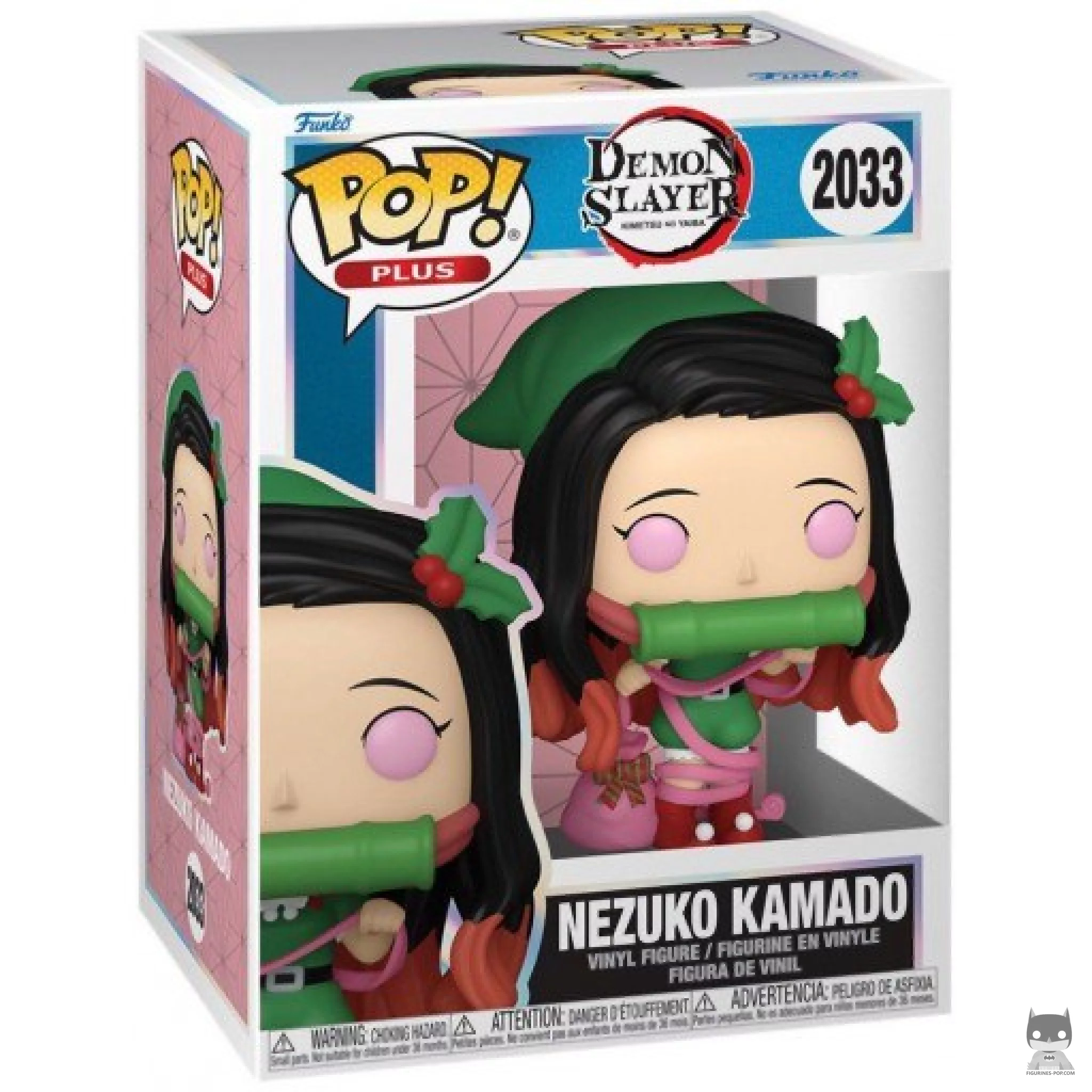 Figurine Funko POP Nezuko Kamado (Noël) avec boîte