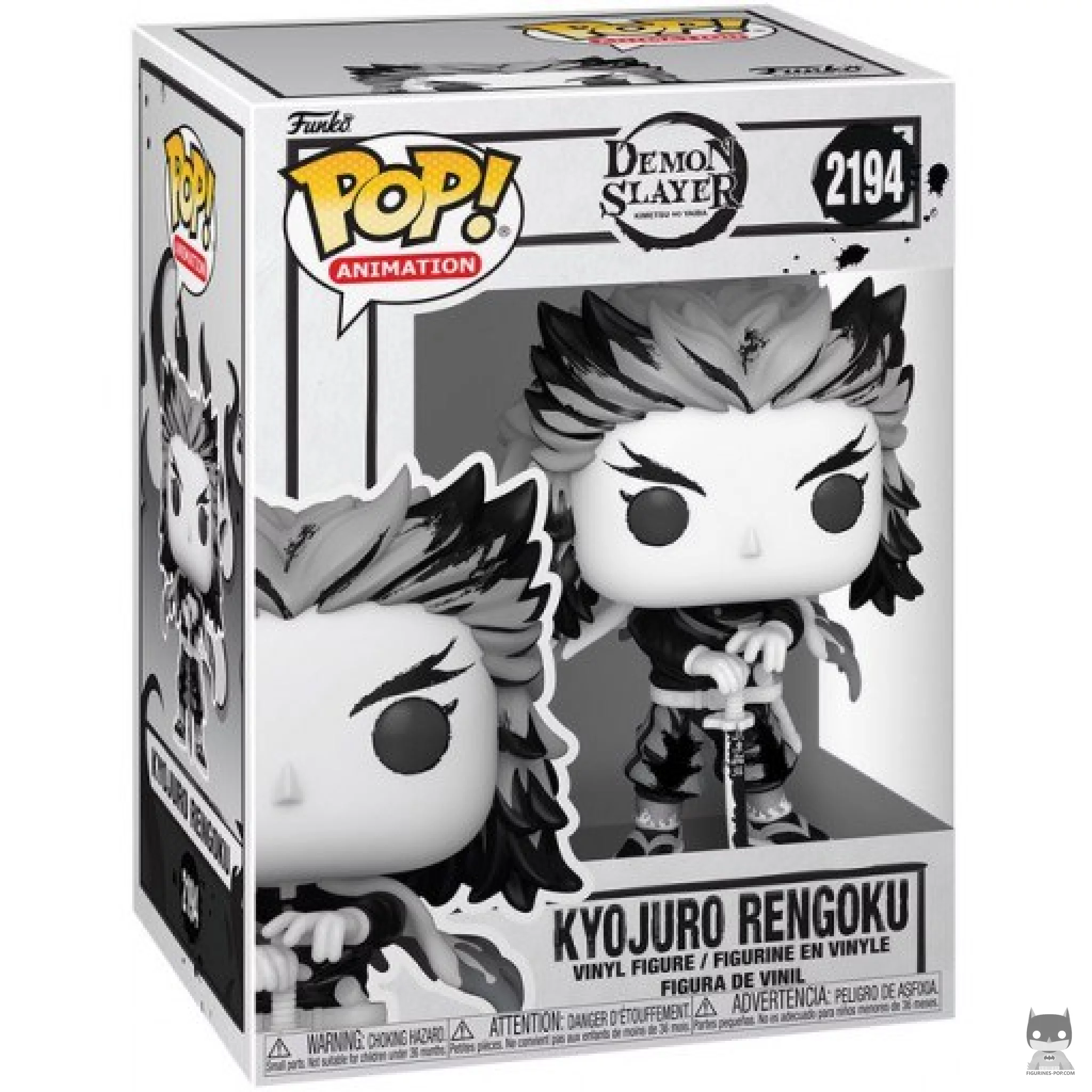 Figurine Funko POP Kyojuro Rengoku (Sumi-Ink) avec boîte