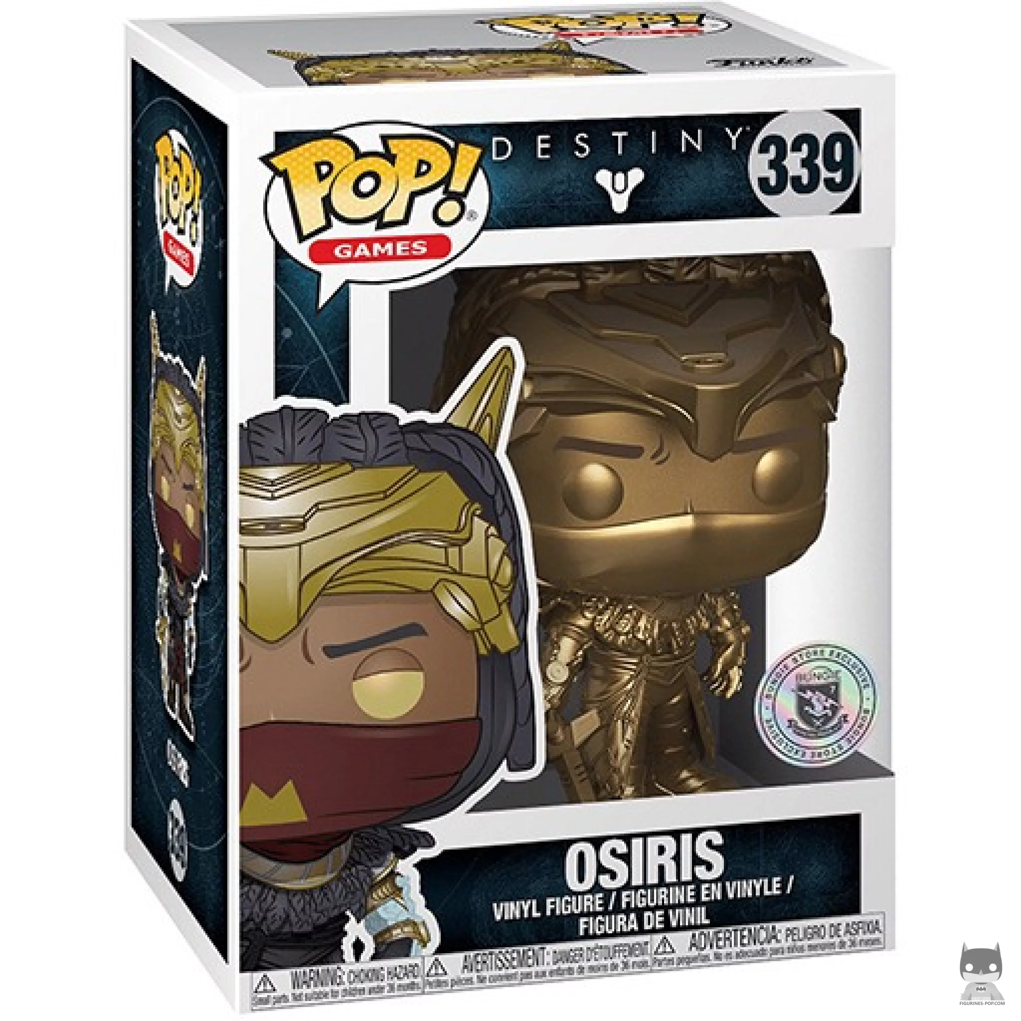 Figurine Funko POP Osiris (Or) avec boîte