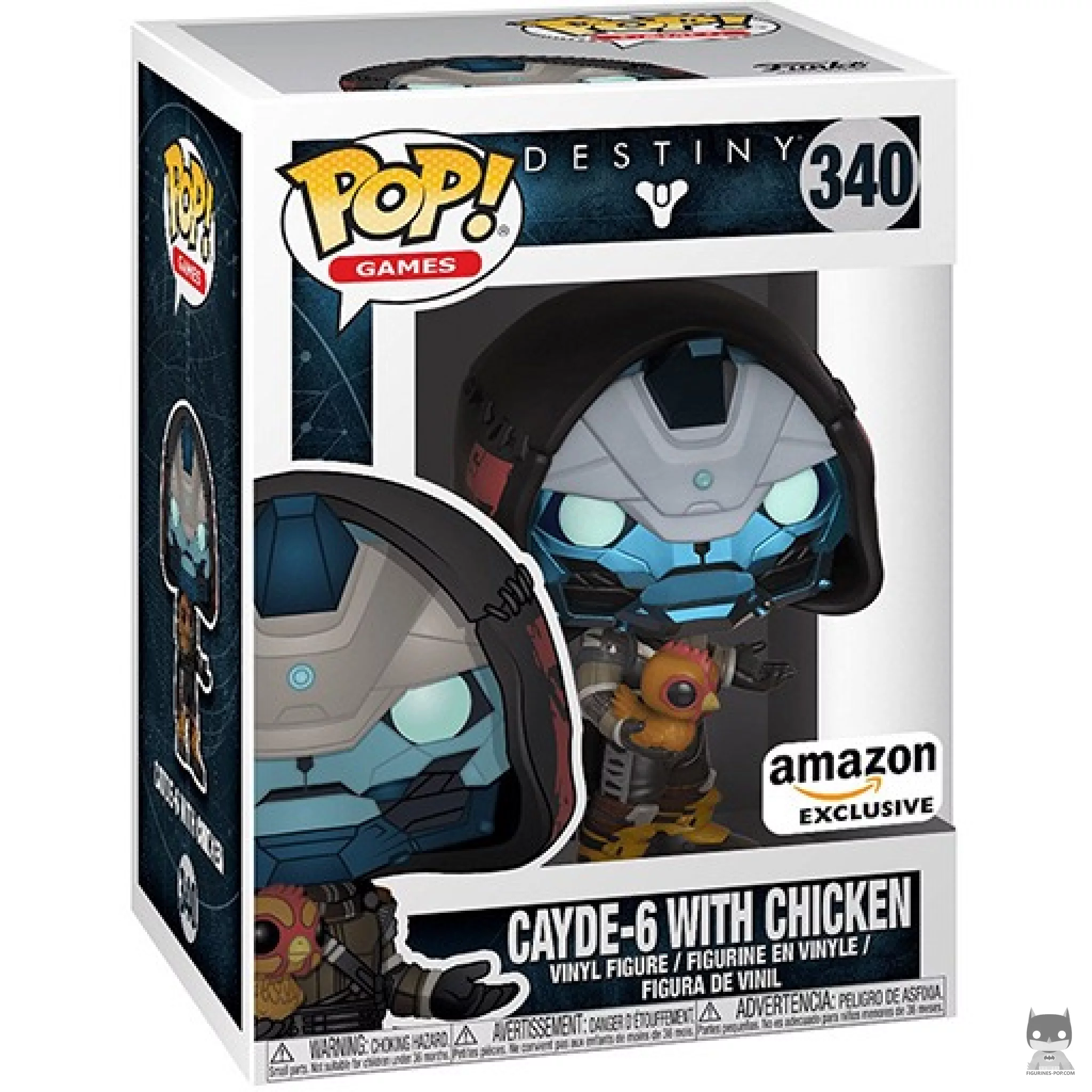 Figurine Funko POP Cayde-6 avec Poulet avec boîte