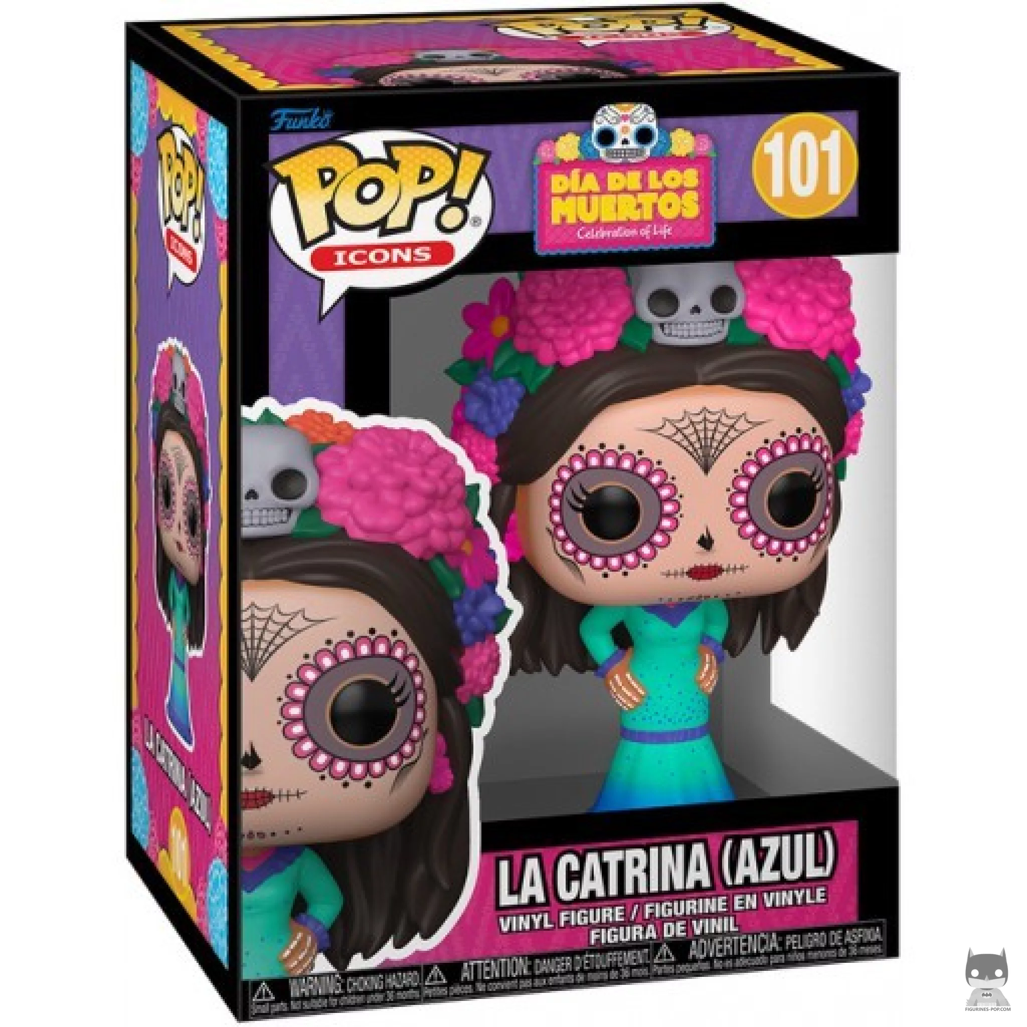Figurine Funko POP La Catrina (Azul) avec boîte