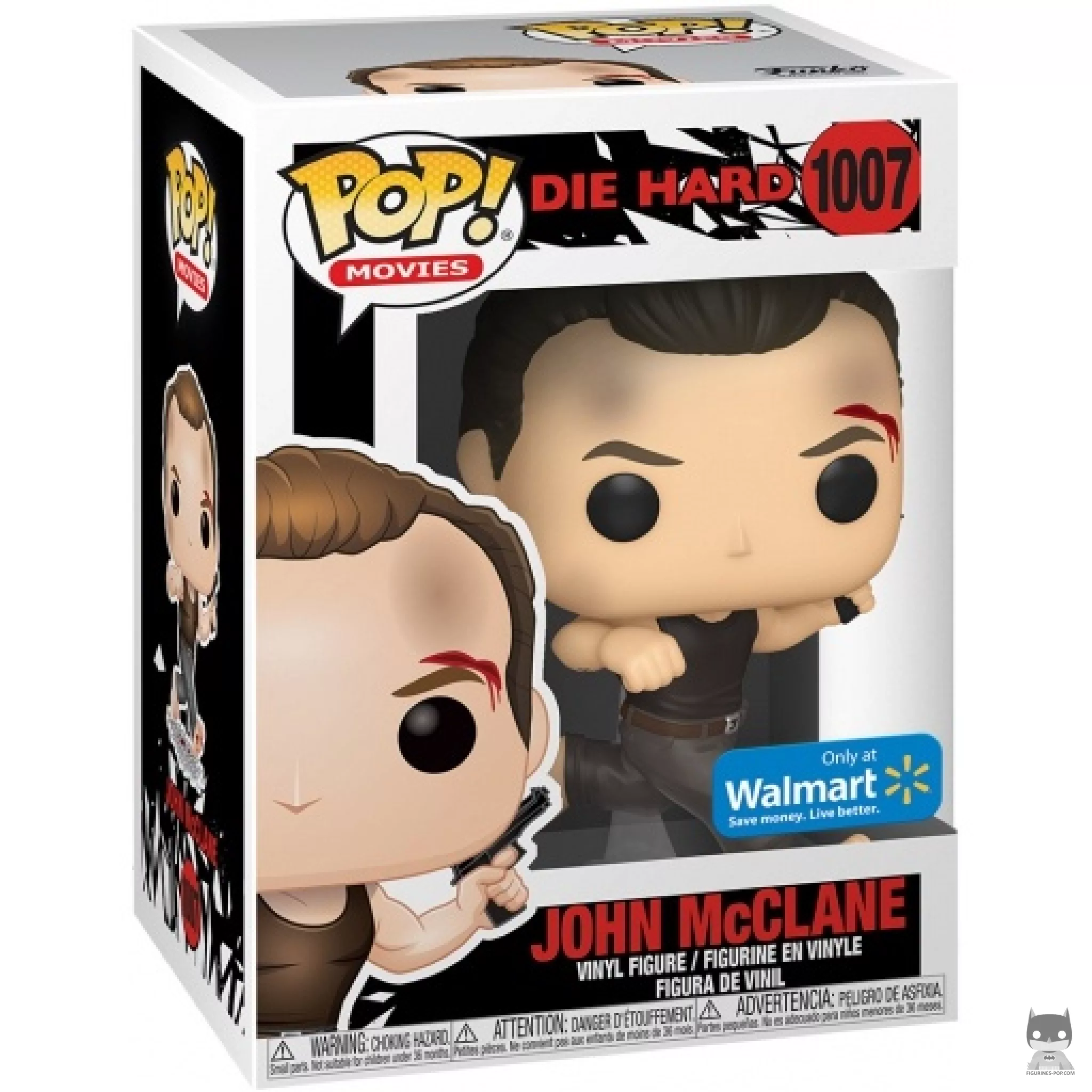 Figurine Funko POP John McClane en Débardeur Noir avec boîte