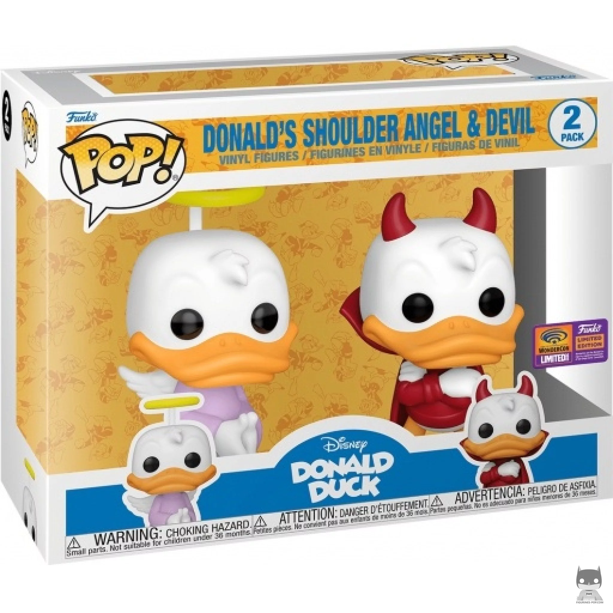 Figurine Funko POP Ange & Diable des épaules de Donald avec boîte