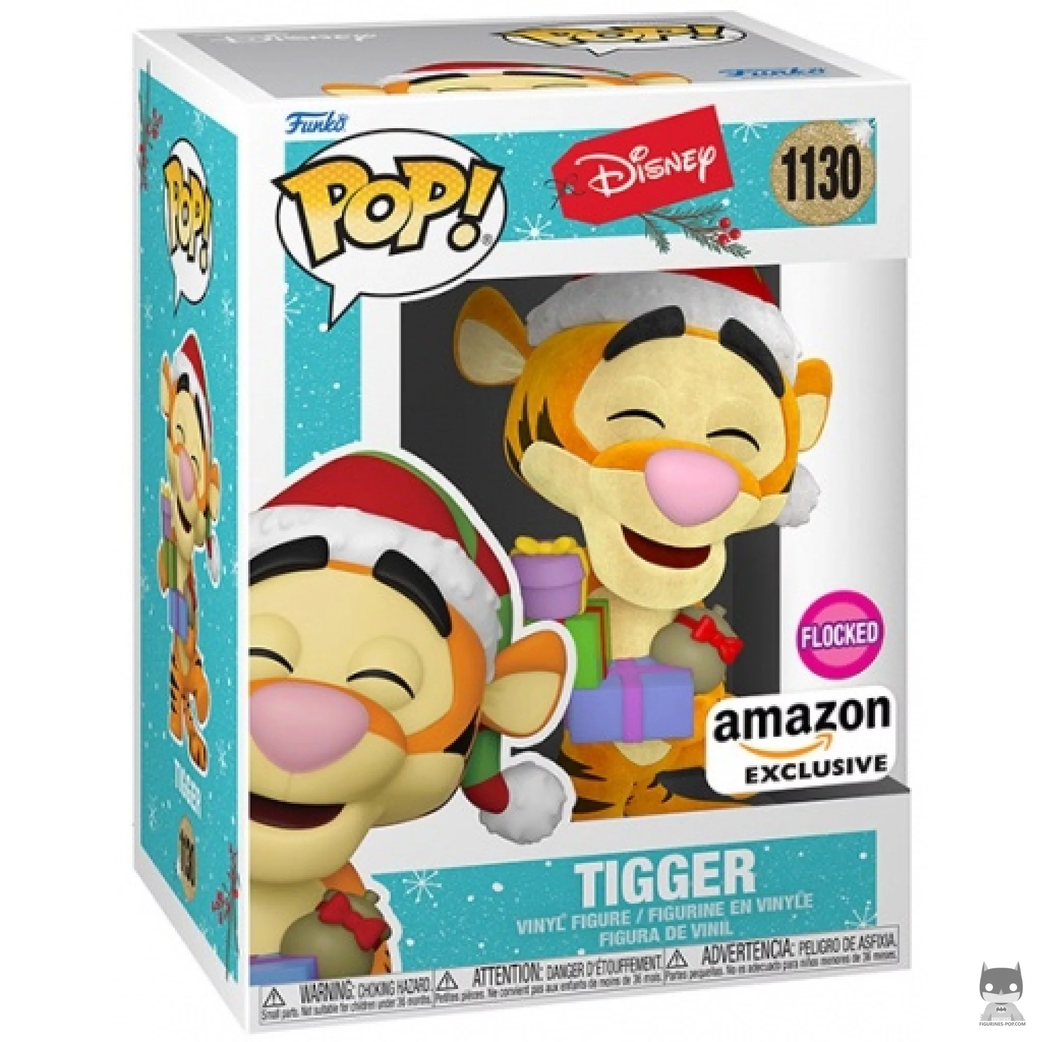 Figurine Funko POP Tigrou (Flocked) avec boîte