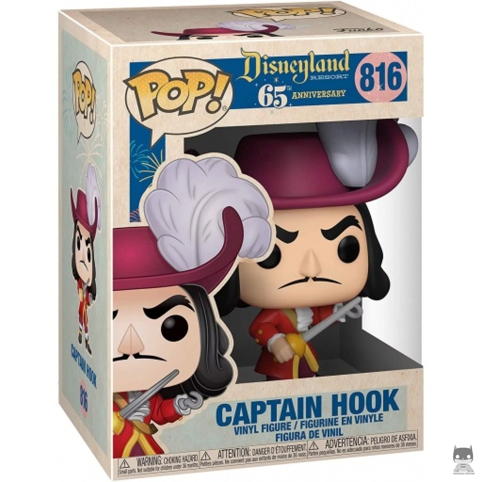 Figurine Funko POP Capitaine Crochet avec boîte