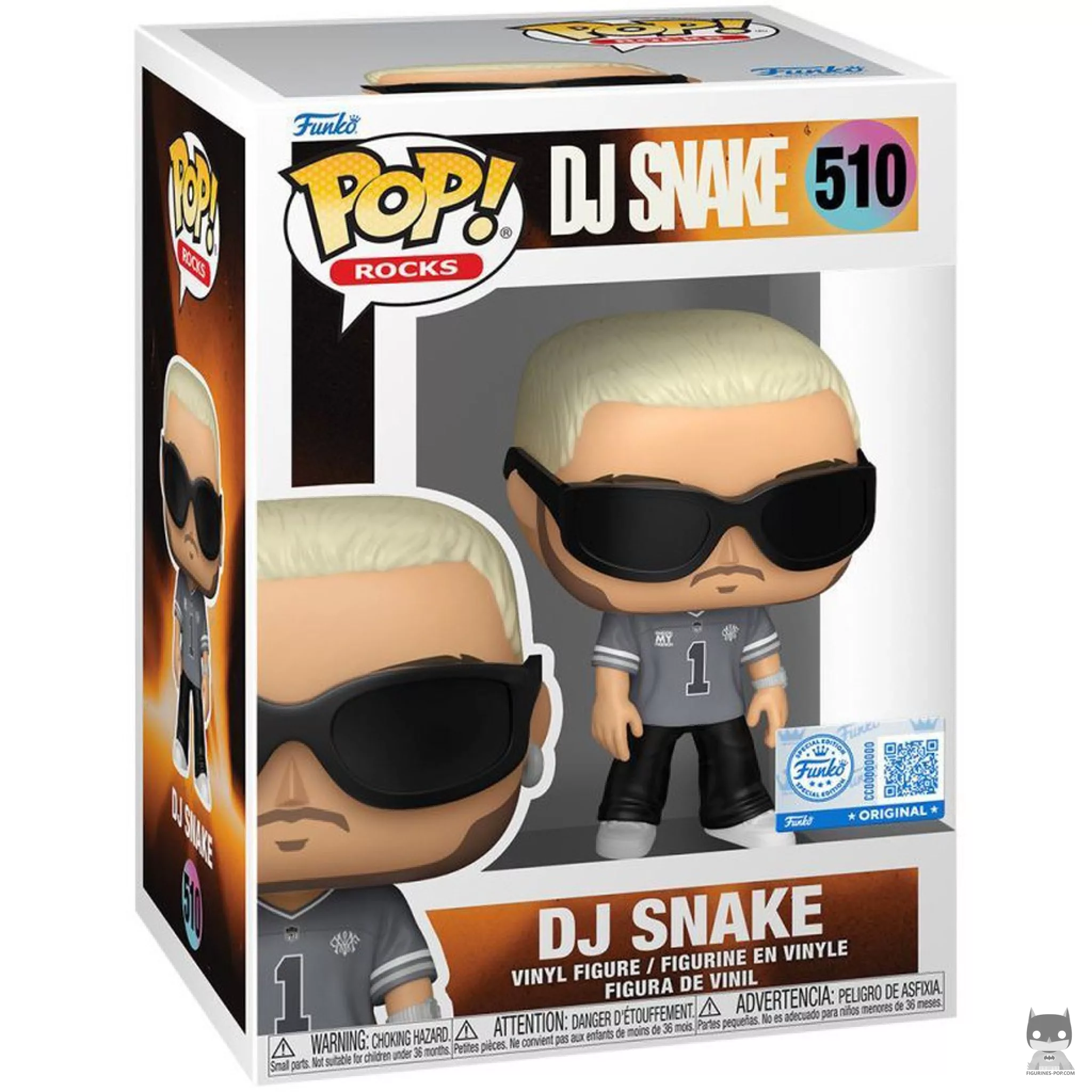 Figurine Funko POP DJ Snake avec boîte