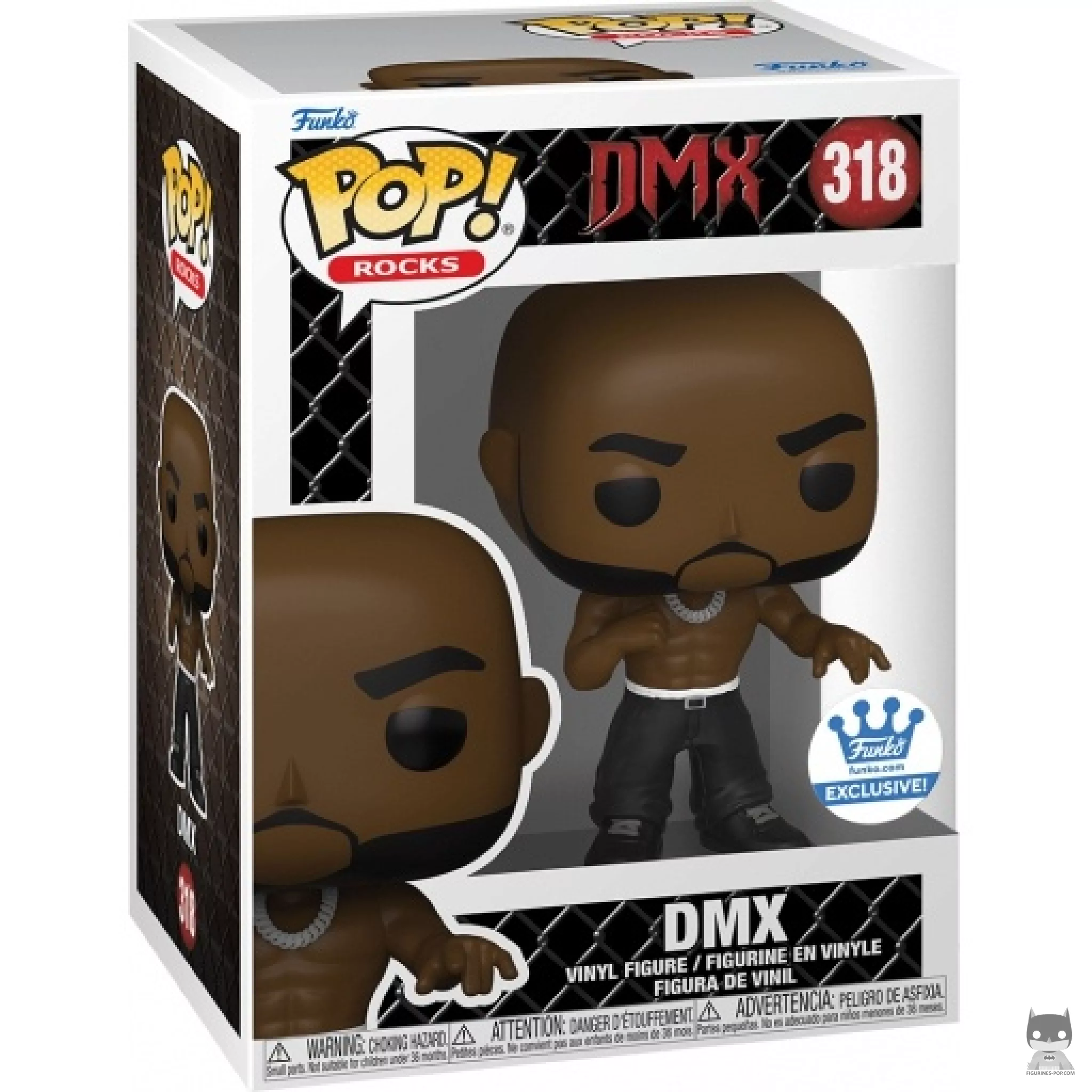 Figurine Funko POP DMX Torse nu avec boîte
