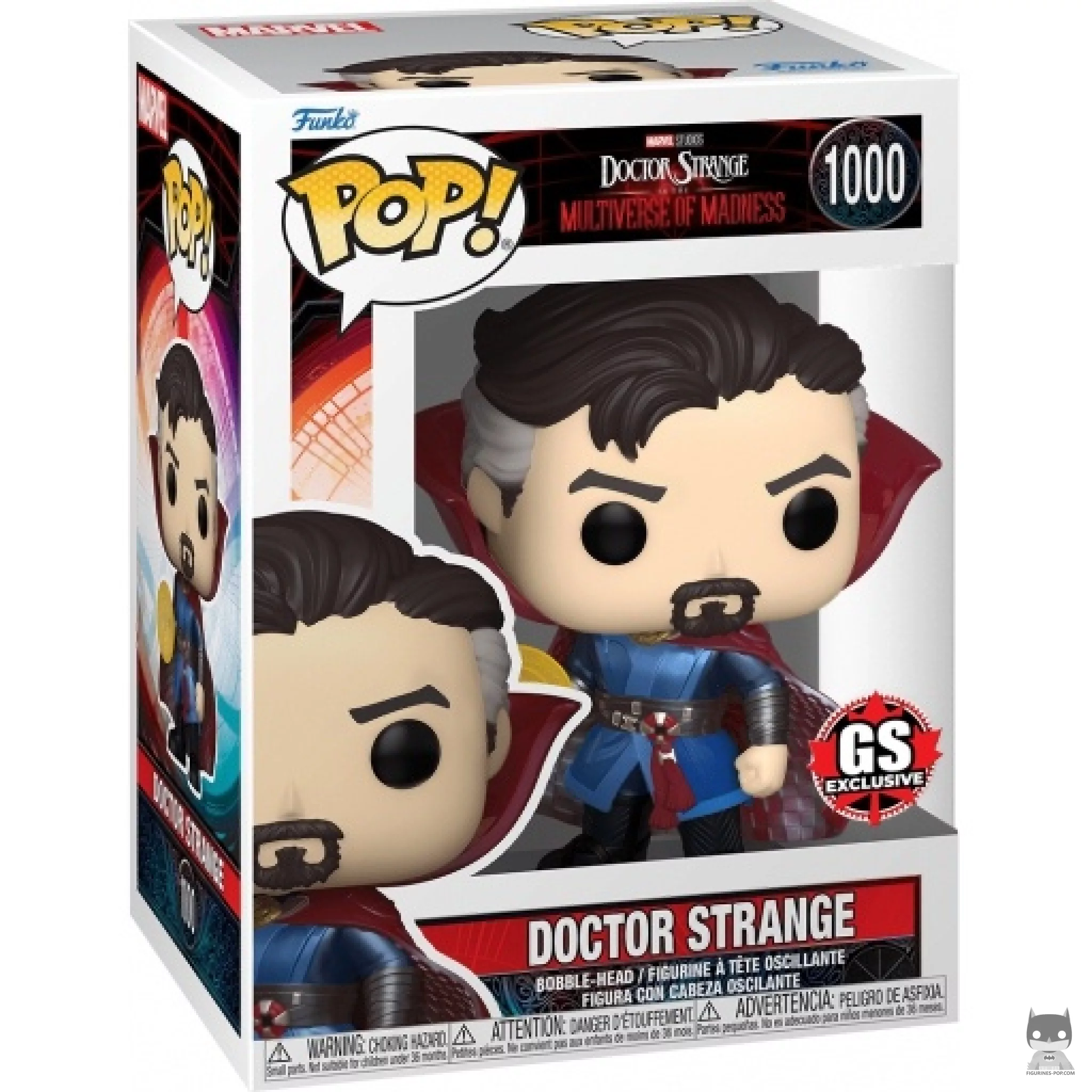 Figurine Funko POP Doctor Strange (Metallic) avec boîte