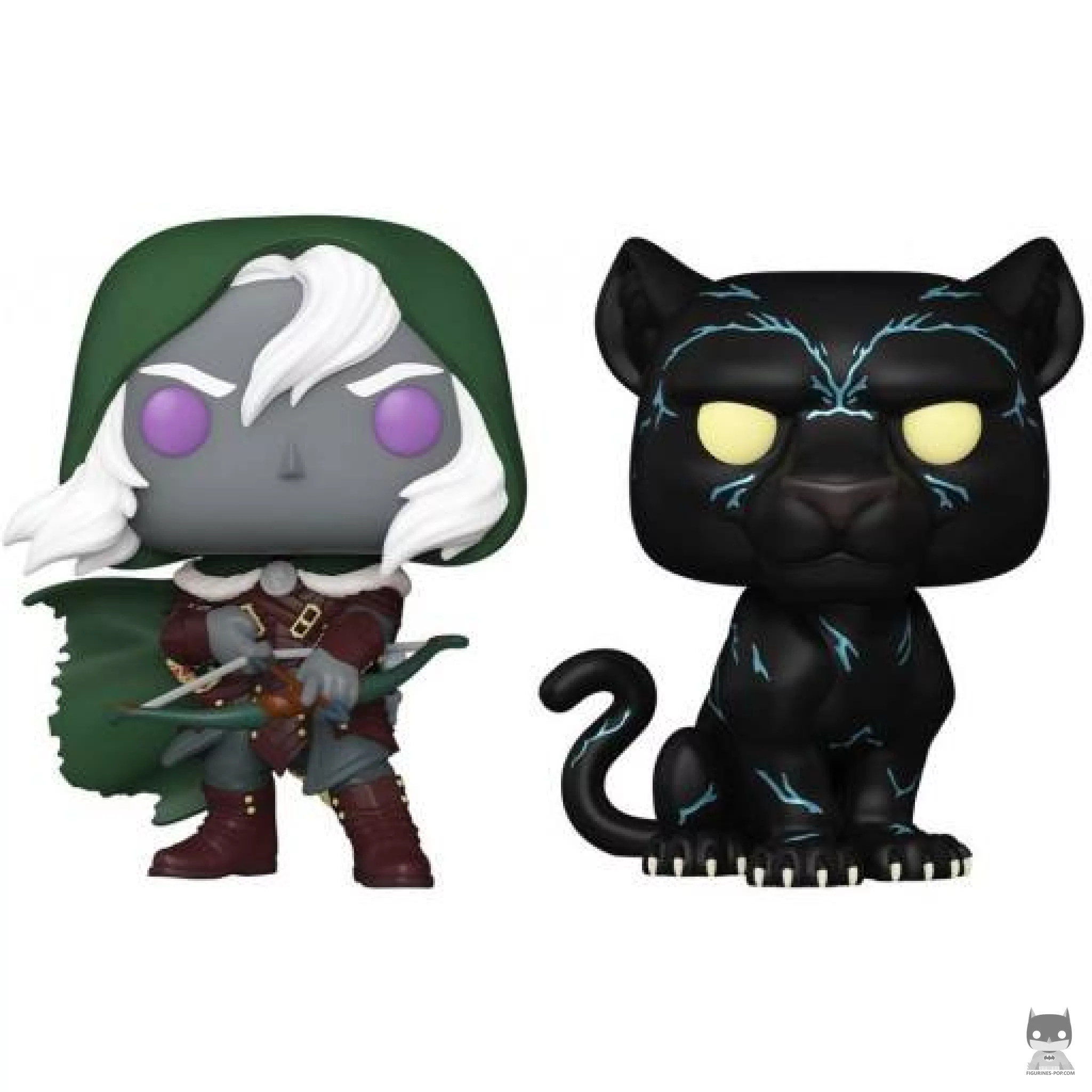 Figurine Funko POP Drizzt Do'Urden & Guenhwyvar (Donjons & Dragons)