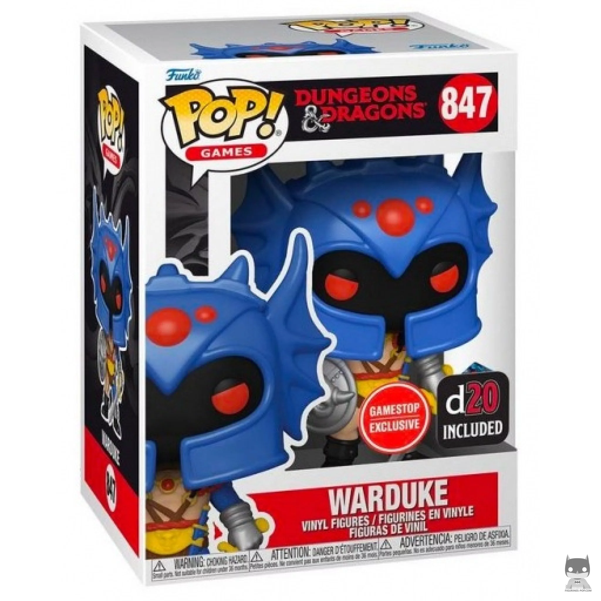 Figurine Funko POP Warduke avec D20 avec boîte