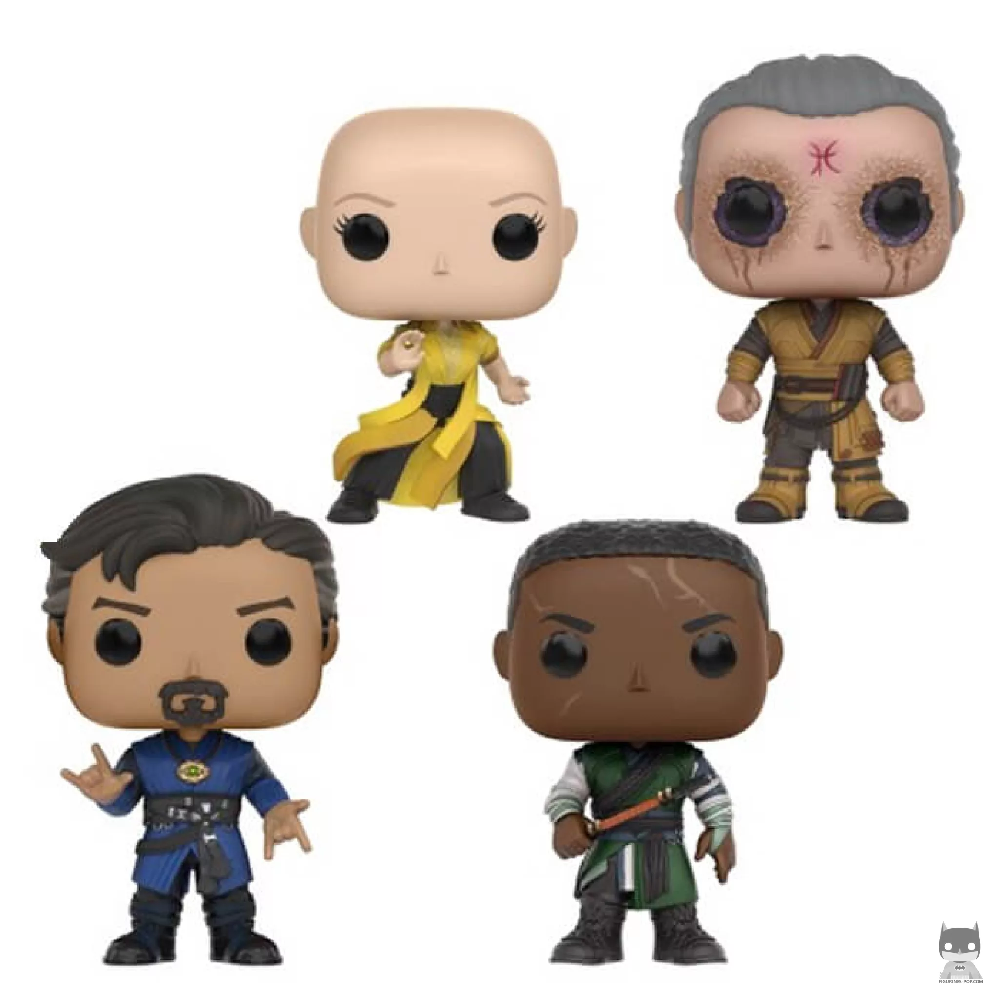 Figurine Funko POP Doctor Strange, Karl Mordo, L'Ancien & Kaecilius (Dr. Strange)