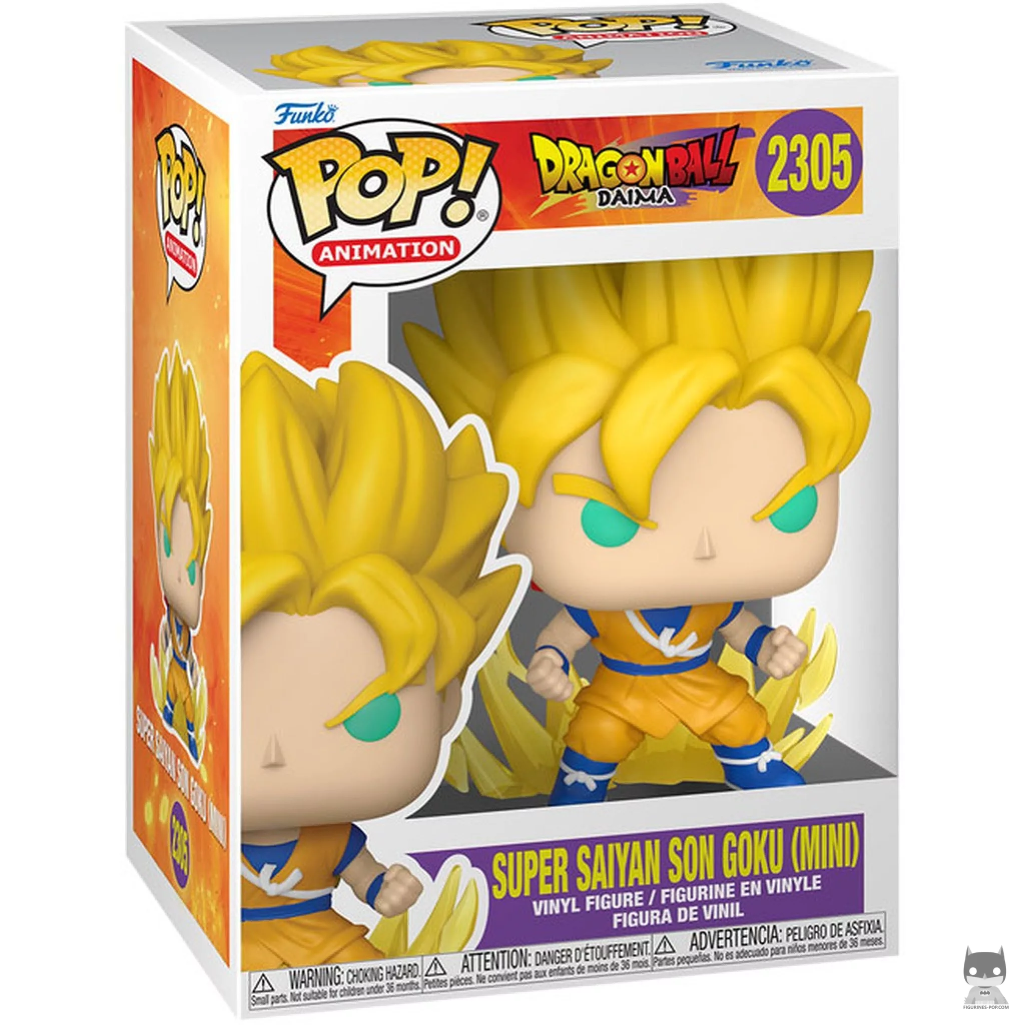 Figurine Funko POP Son Goku Super Saiyan (Petit) avec boîte