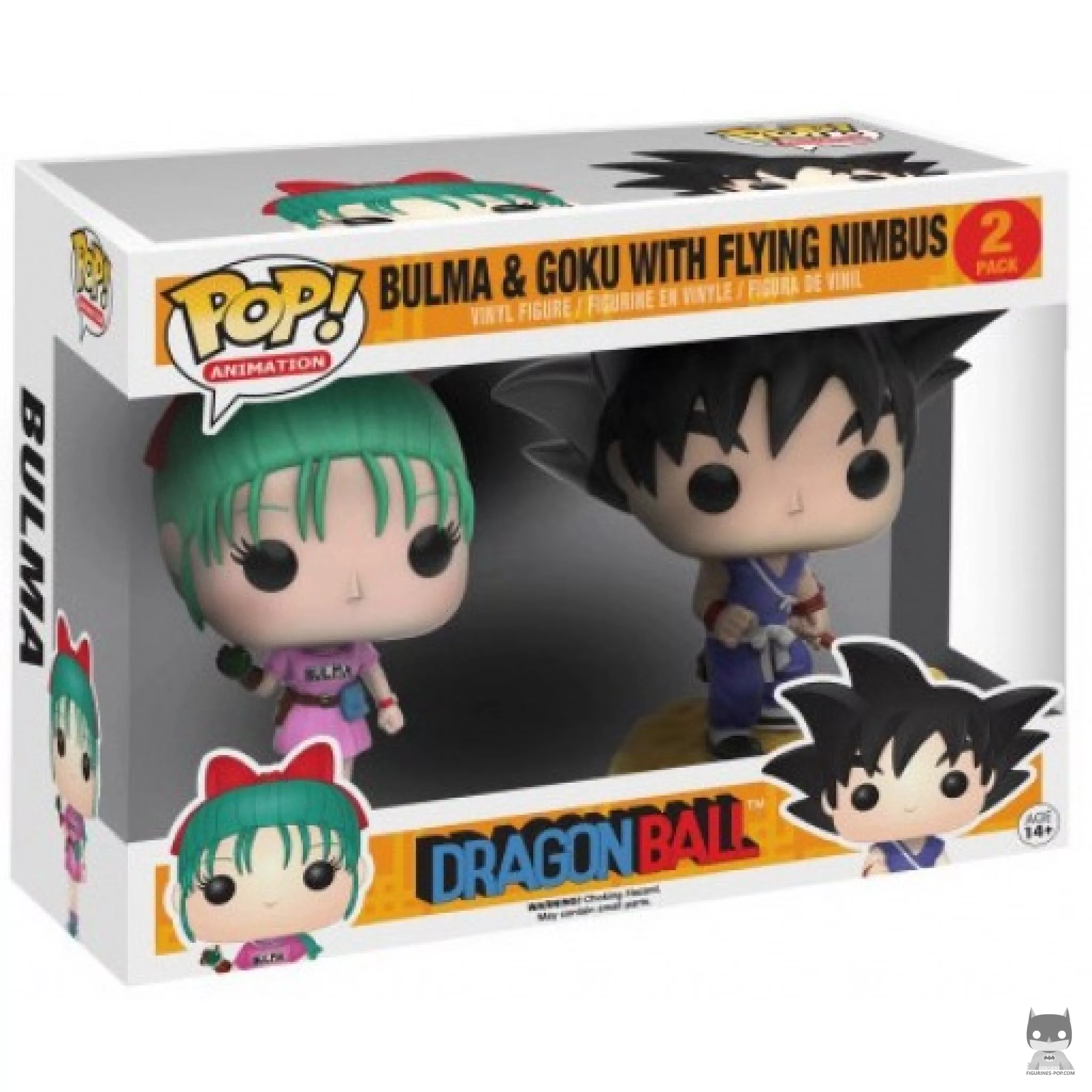 Figurine Funko POP Bulma & Goku avec Nuage Magique avec boîte