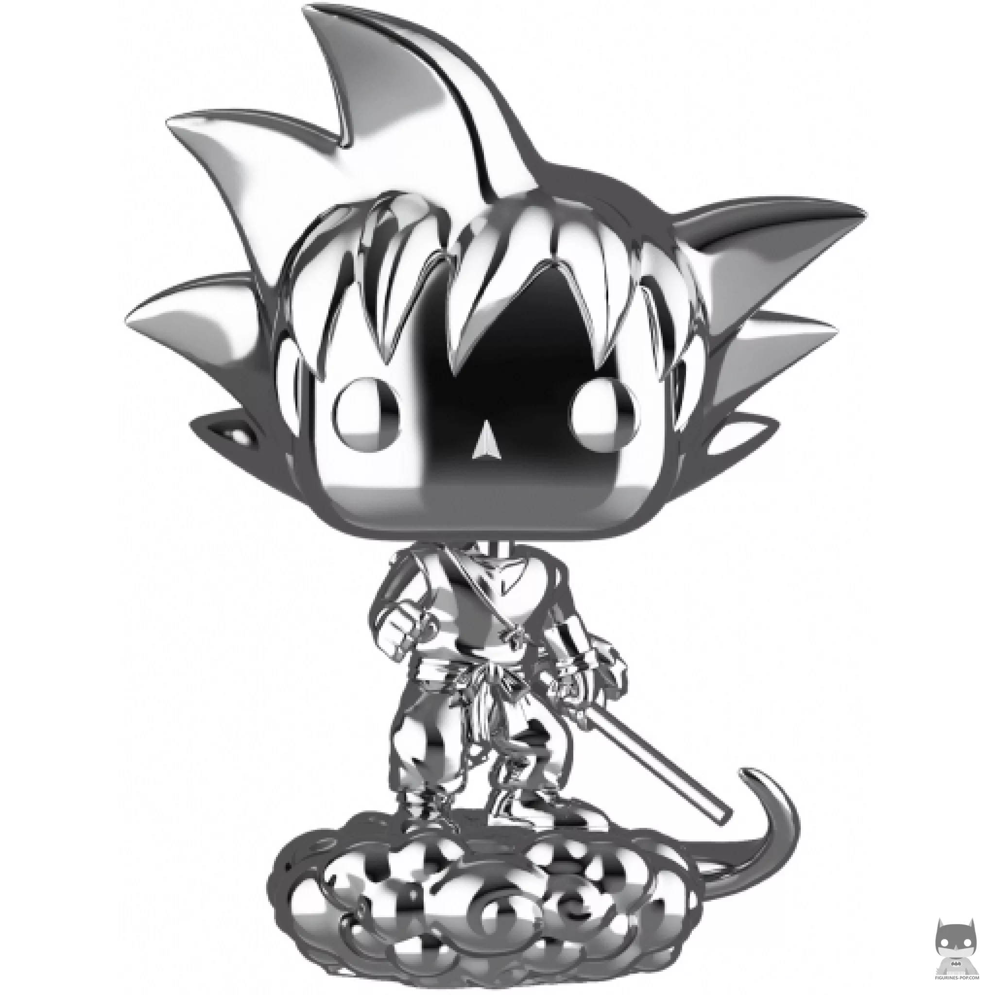 Figurine Funko POP Goku avec Nuage Magique (Chrome Argent) (Dragon Ball (DB))