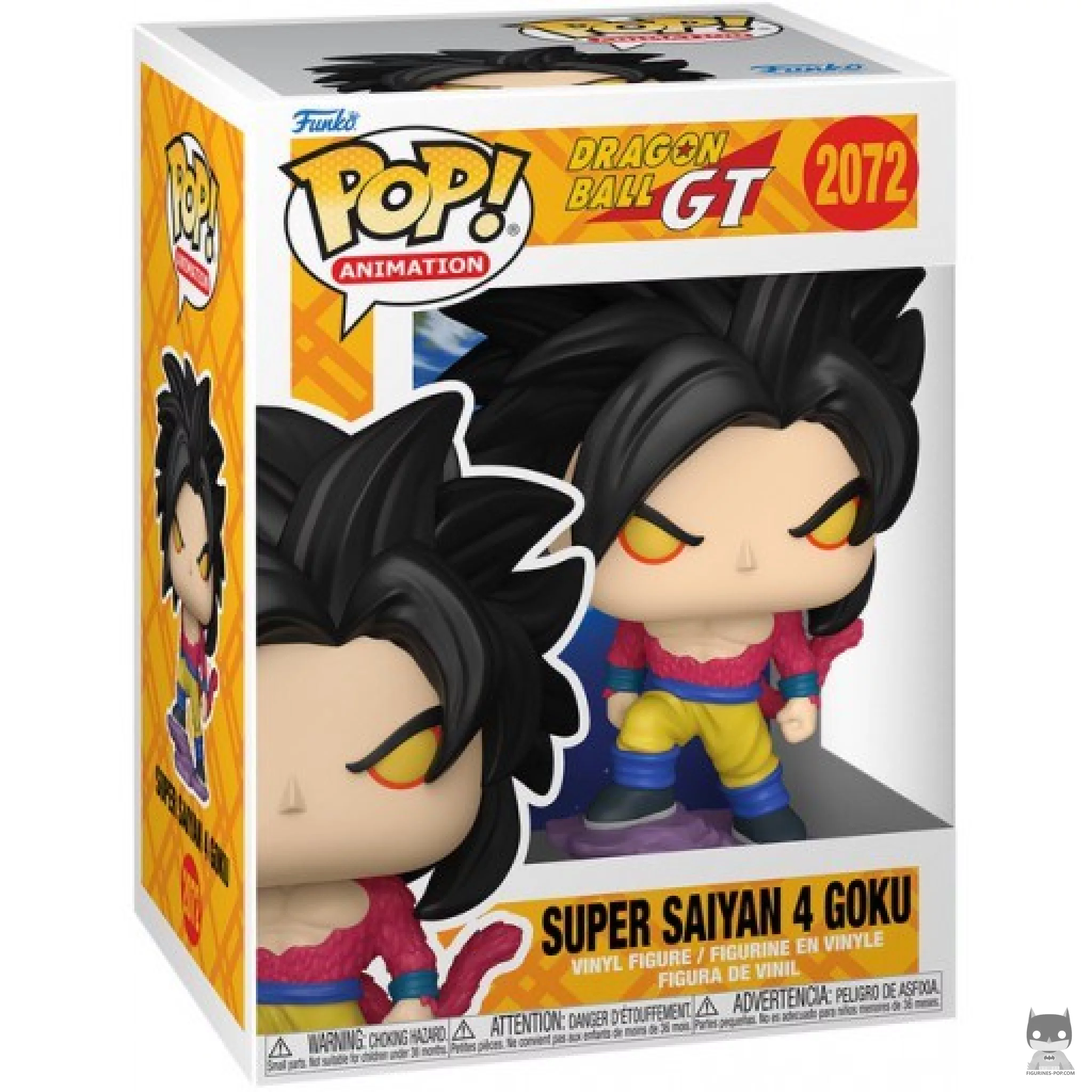 Figurine Funko POP Son Goku Super Saiyan 4 avec boîte