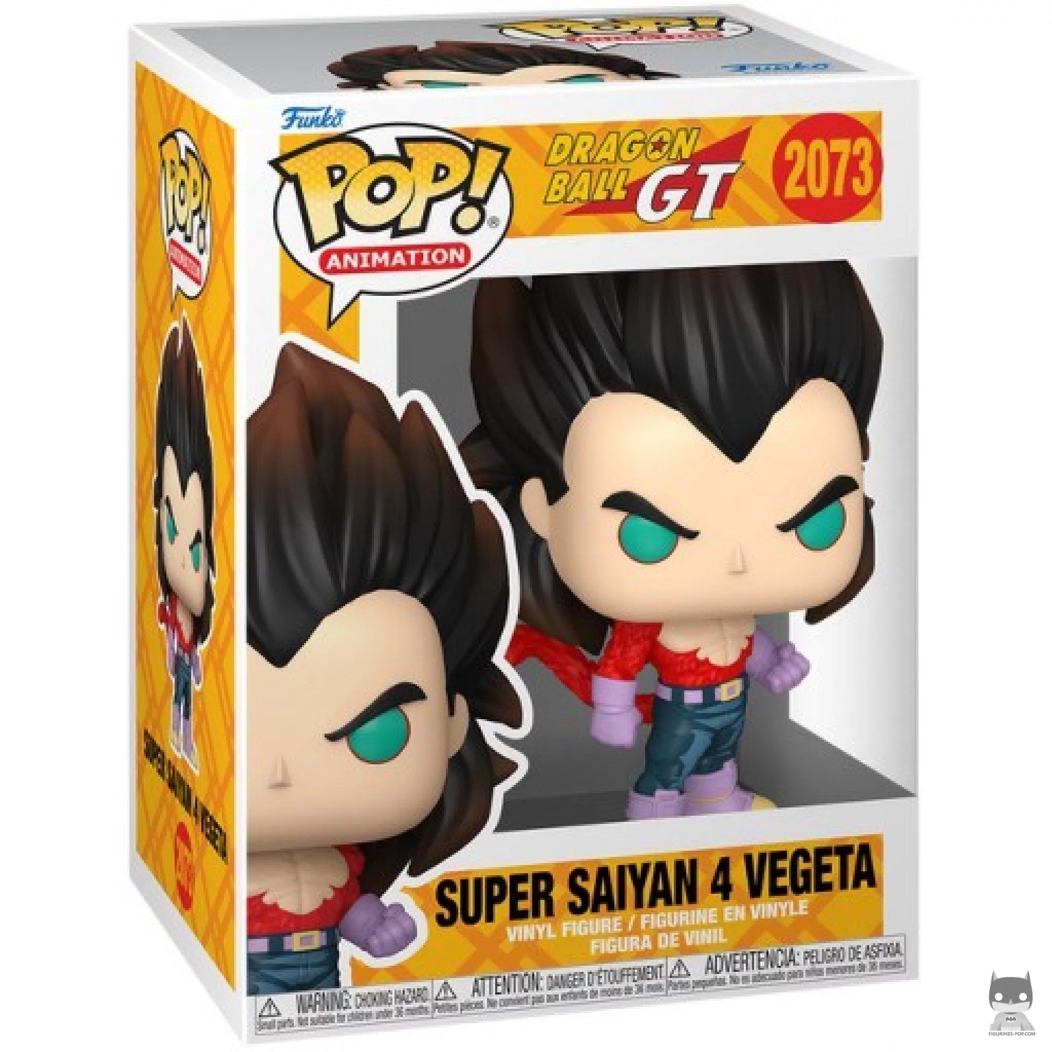 Figurine Funko POP Vegeta Super Saiyan 4 avec boîte