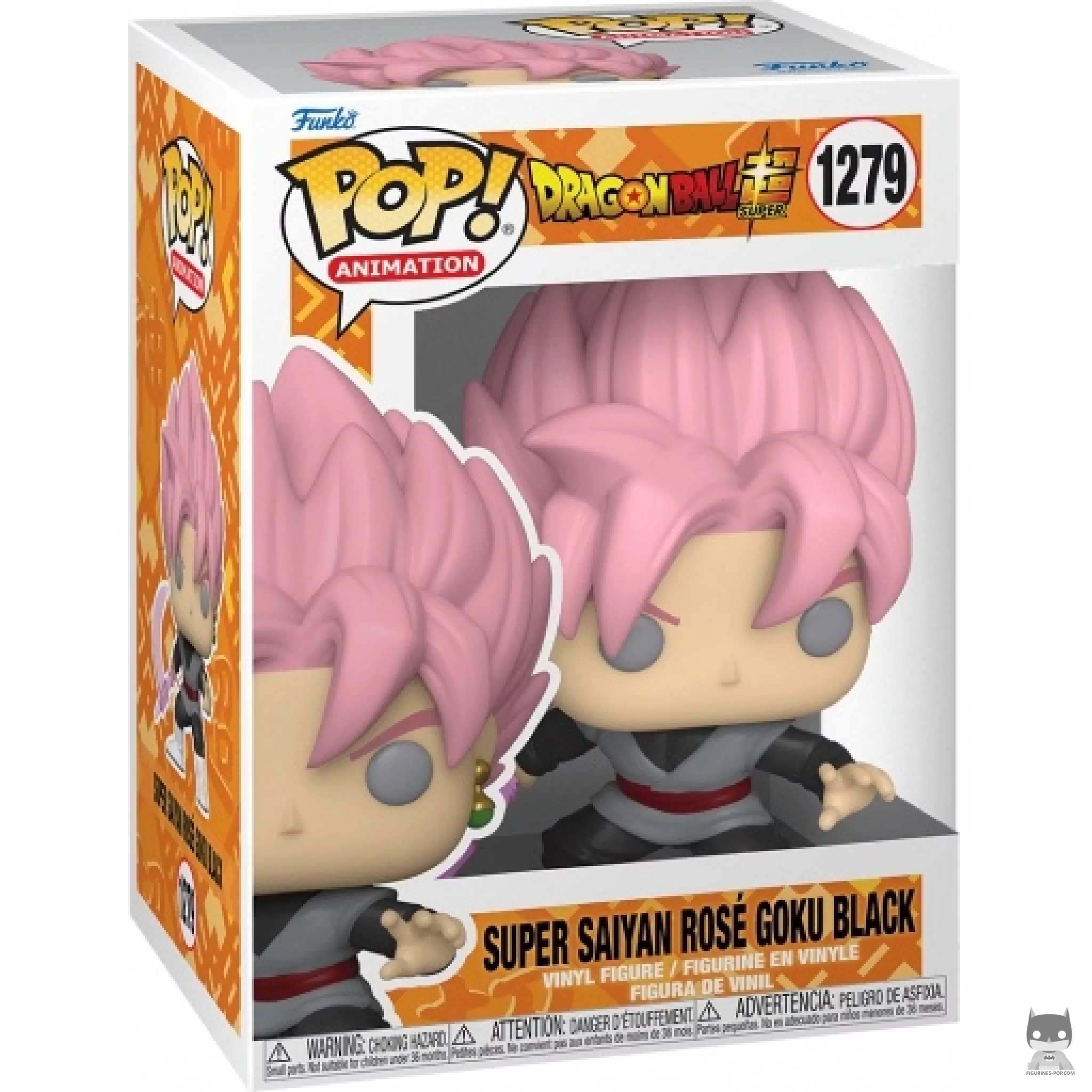 Figurine Funko POP Super Saiyan Rosé Goku Black avec boîte