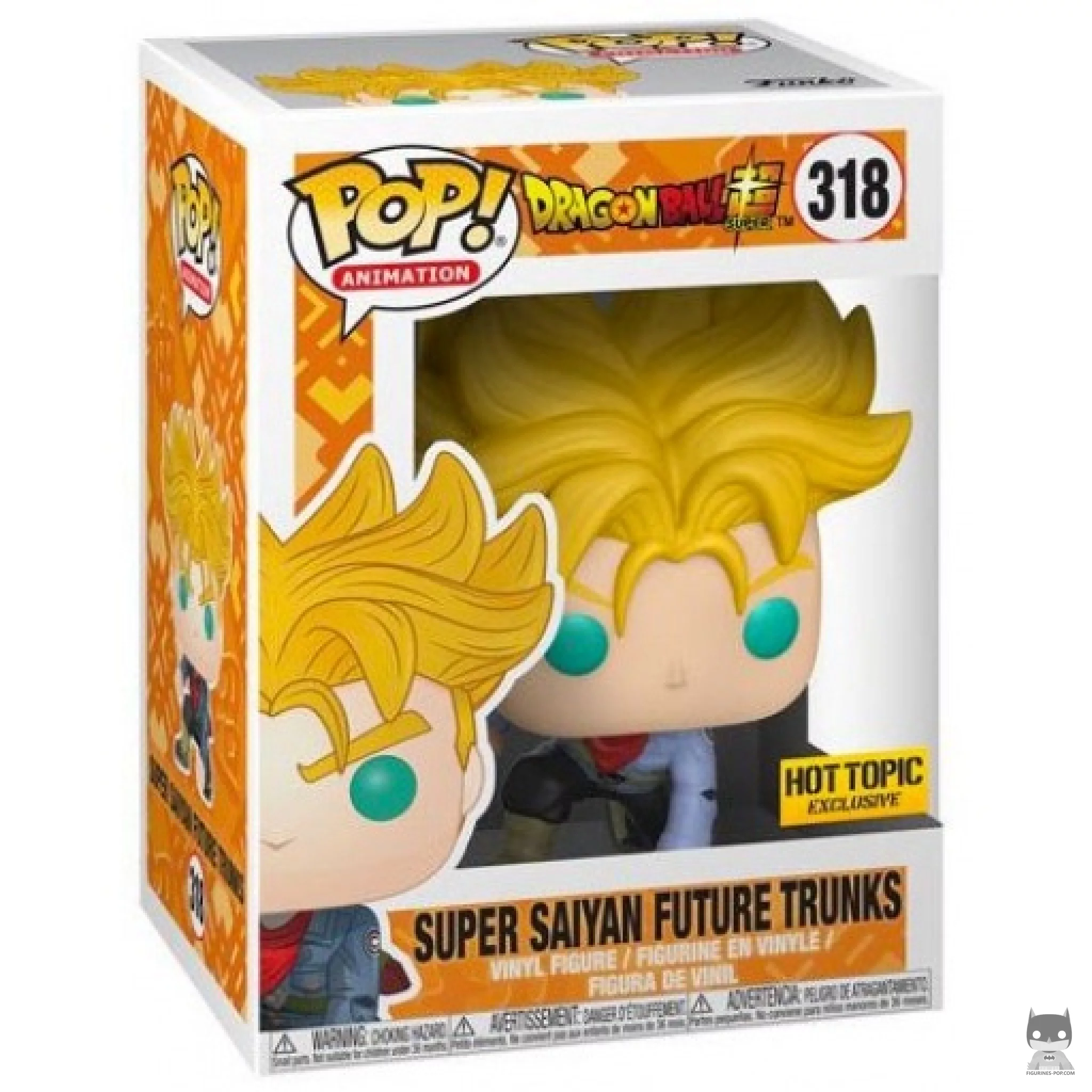 Figurine Funko POP Super Saiyan Trunks du Futur avec boîte