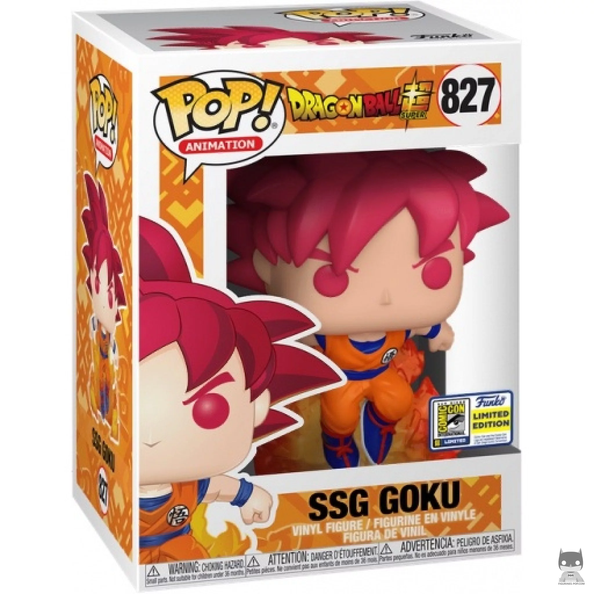 Figurine Funko POP SSG Goku avec boîte