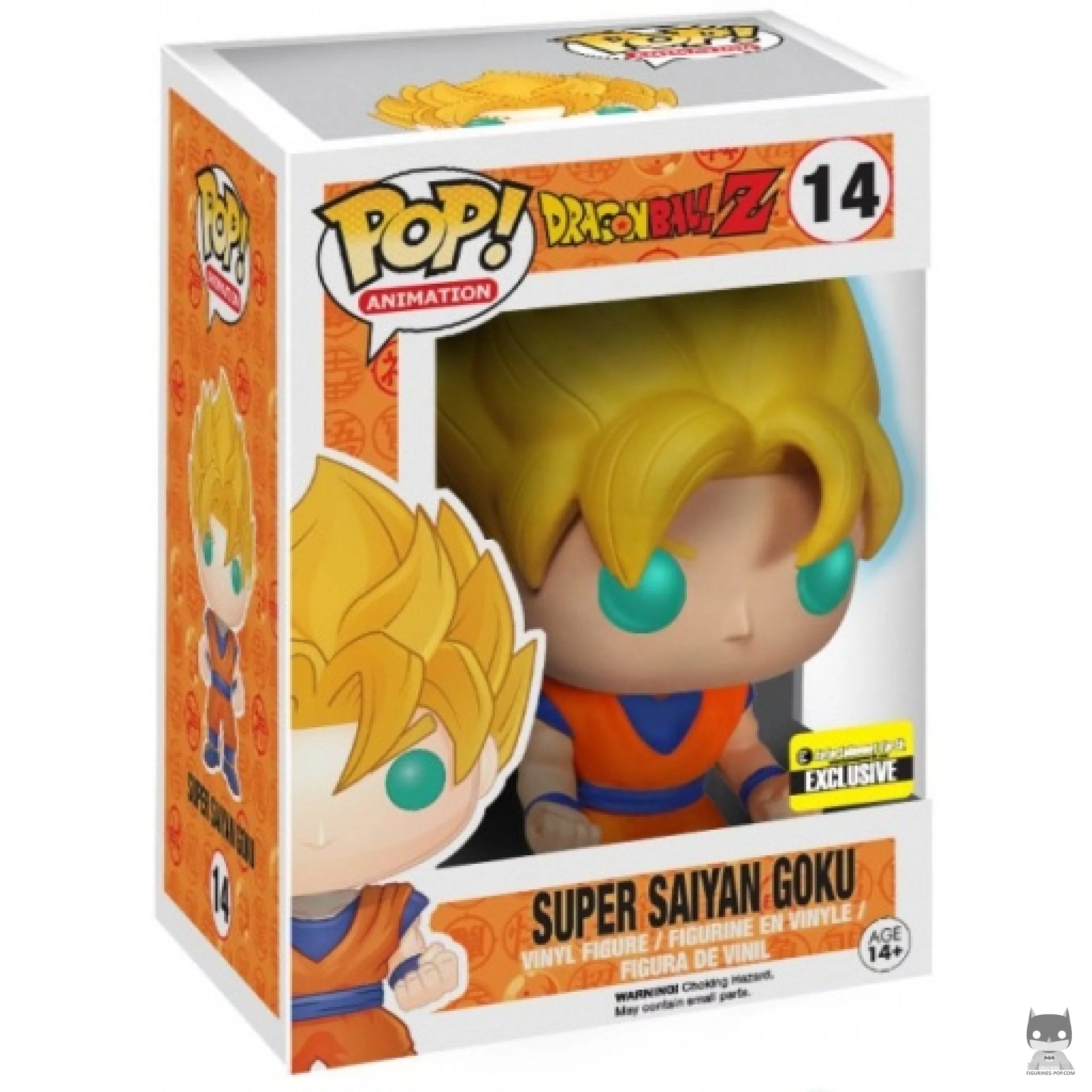 Figurine Funko POP Super Saiyan Goku (Glow in the Dark) avec boîte