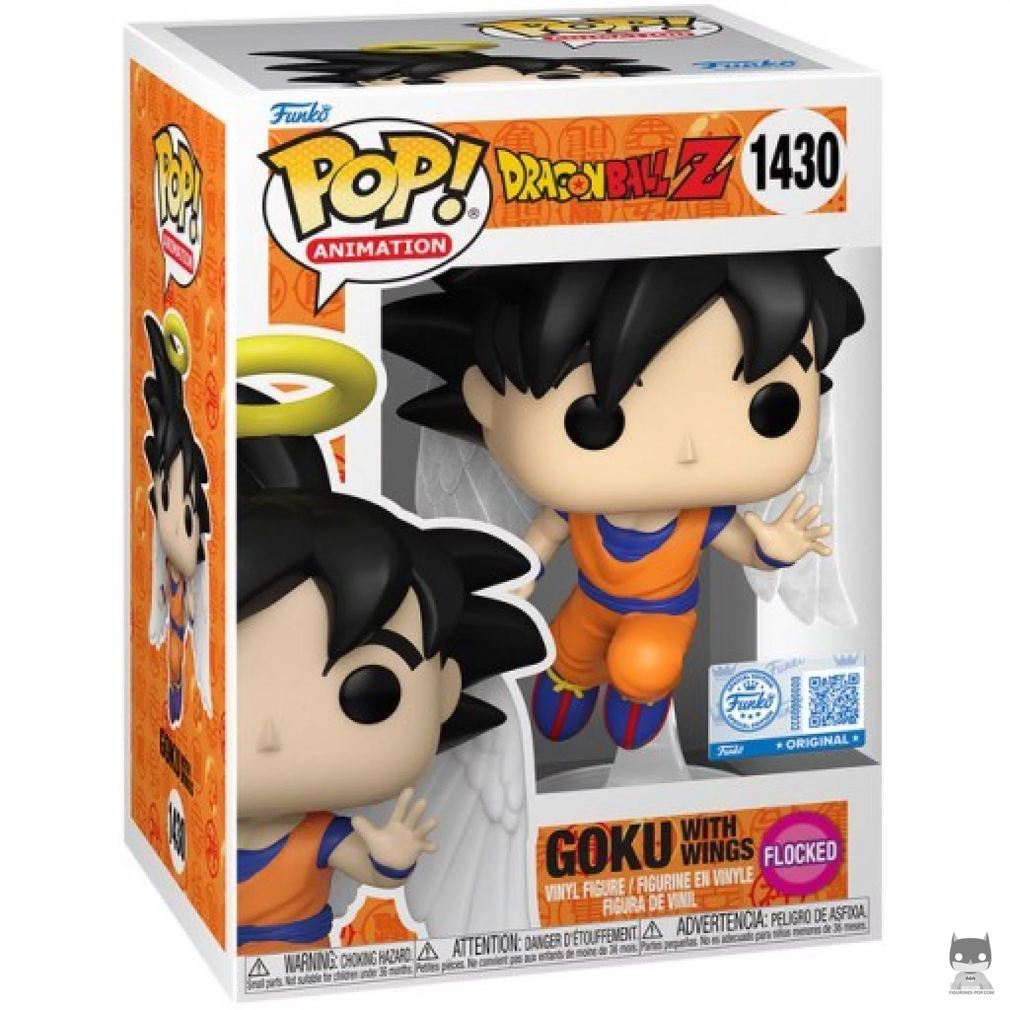 Figurine Funko POP Goku avec Ailes (Flocked) avec boîte