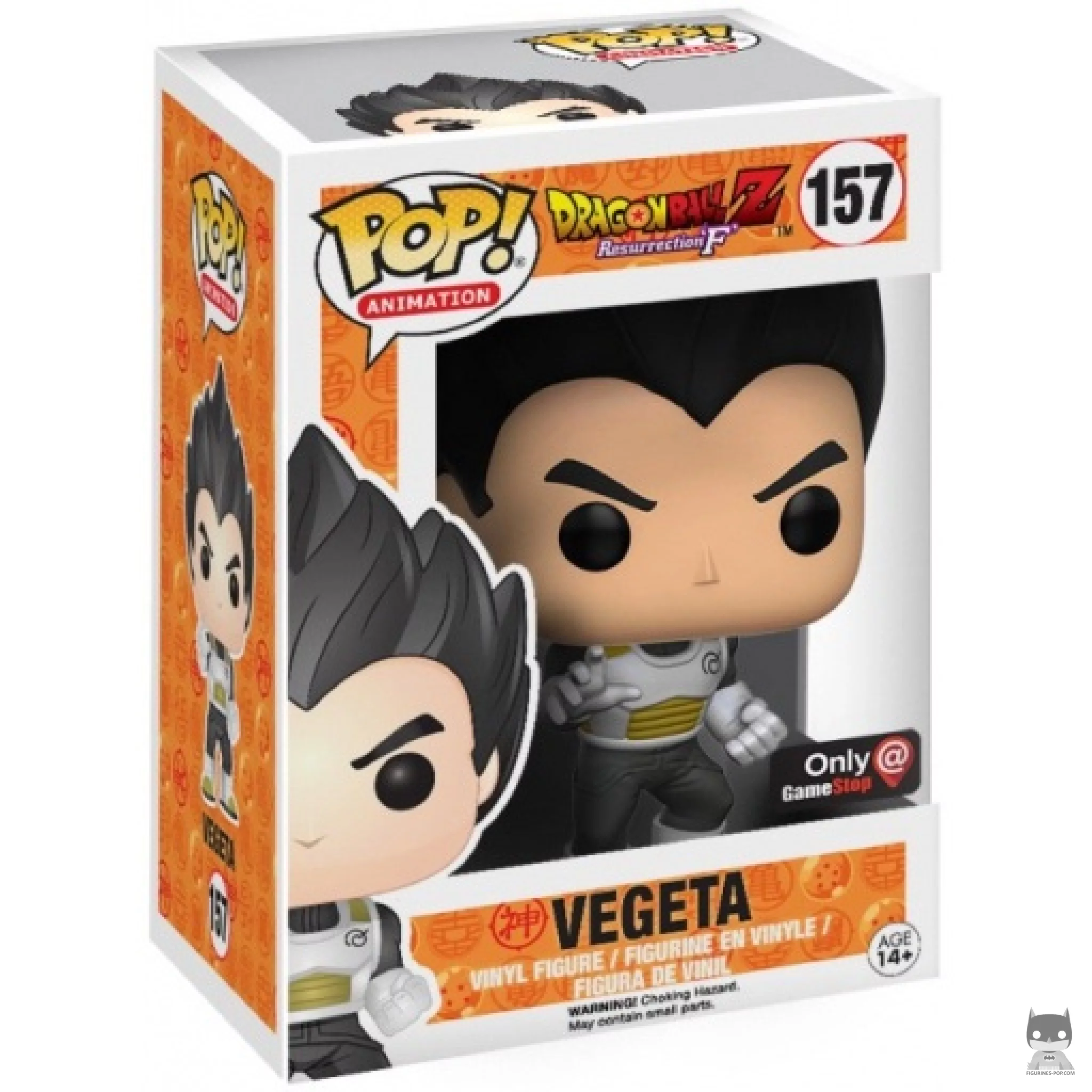 Figurine Funko POP Vegeta (Noir) avec boîte