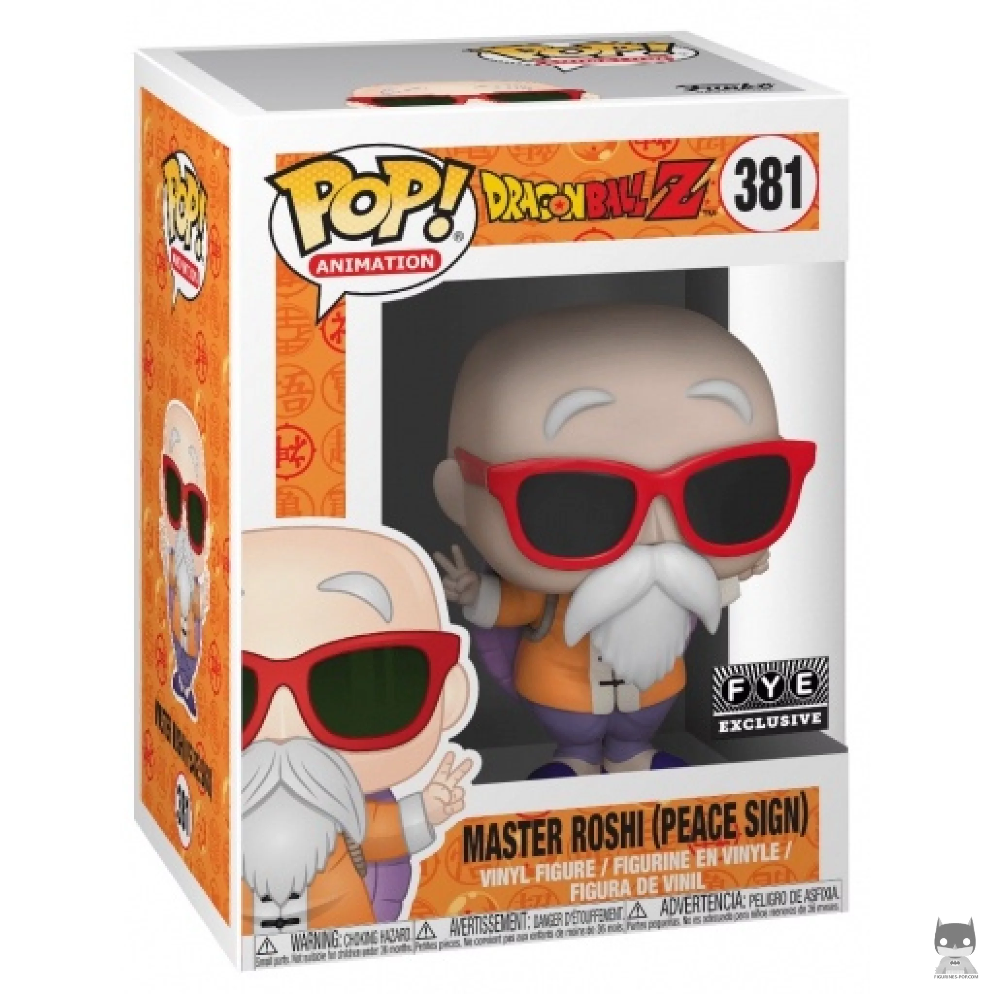 Figurine Funko POP Tortue Géniale Signe de Paix avec boîte