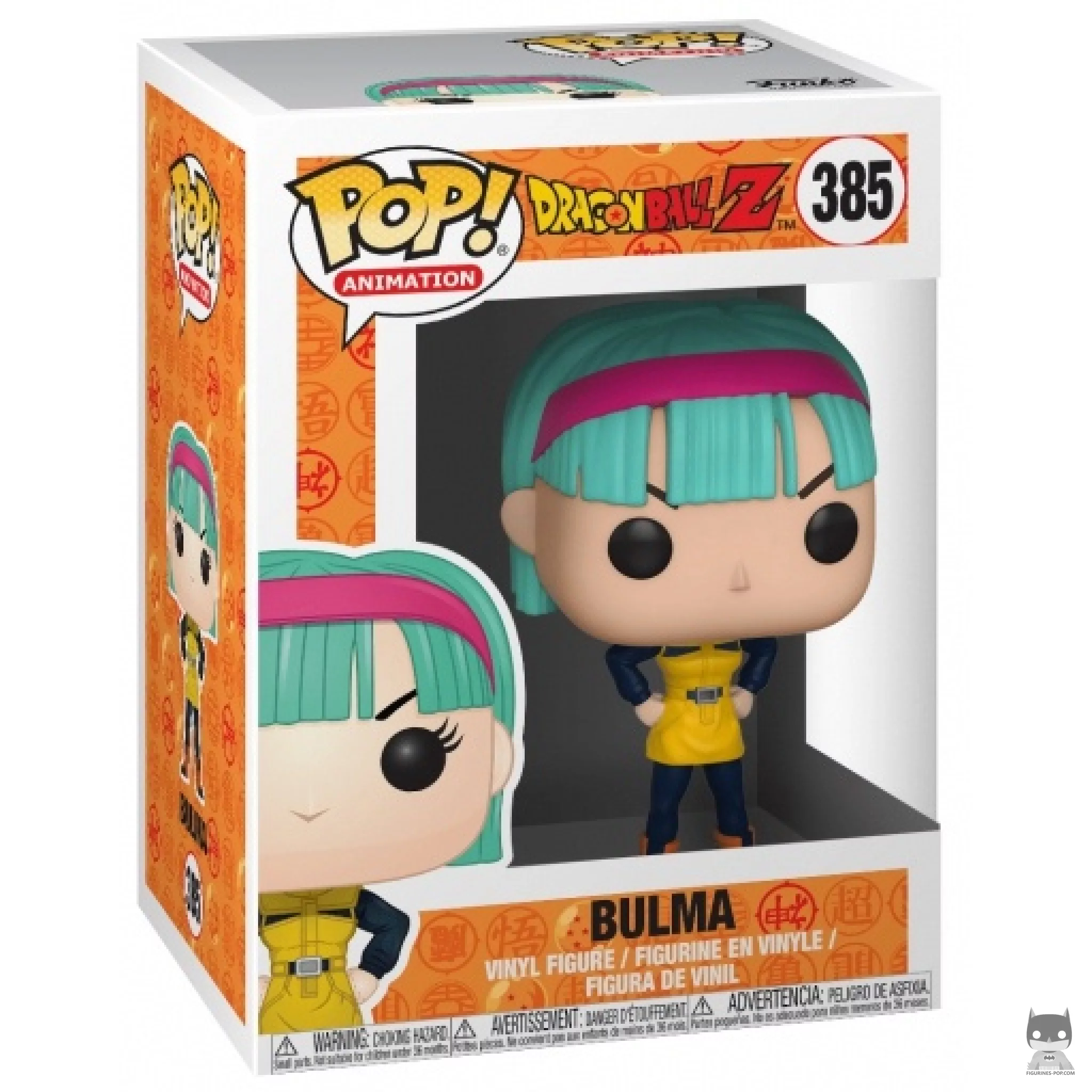 Figurine Funko POP Bulma en Robe Jaune avec boîte