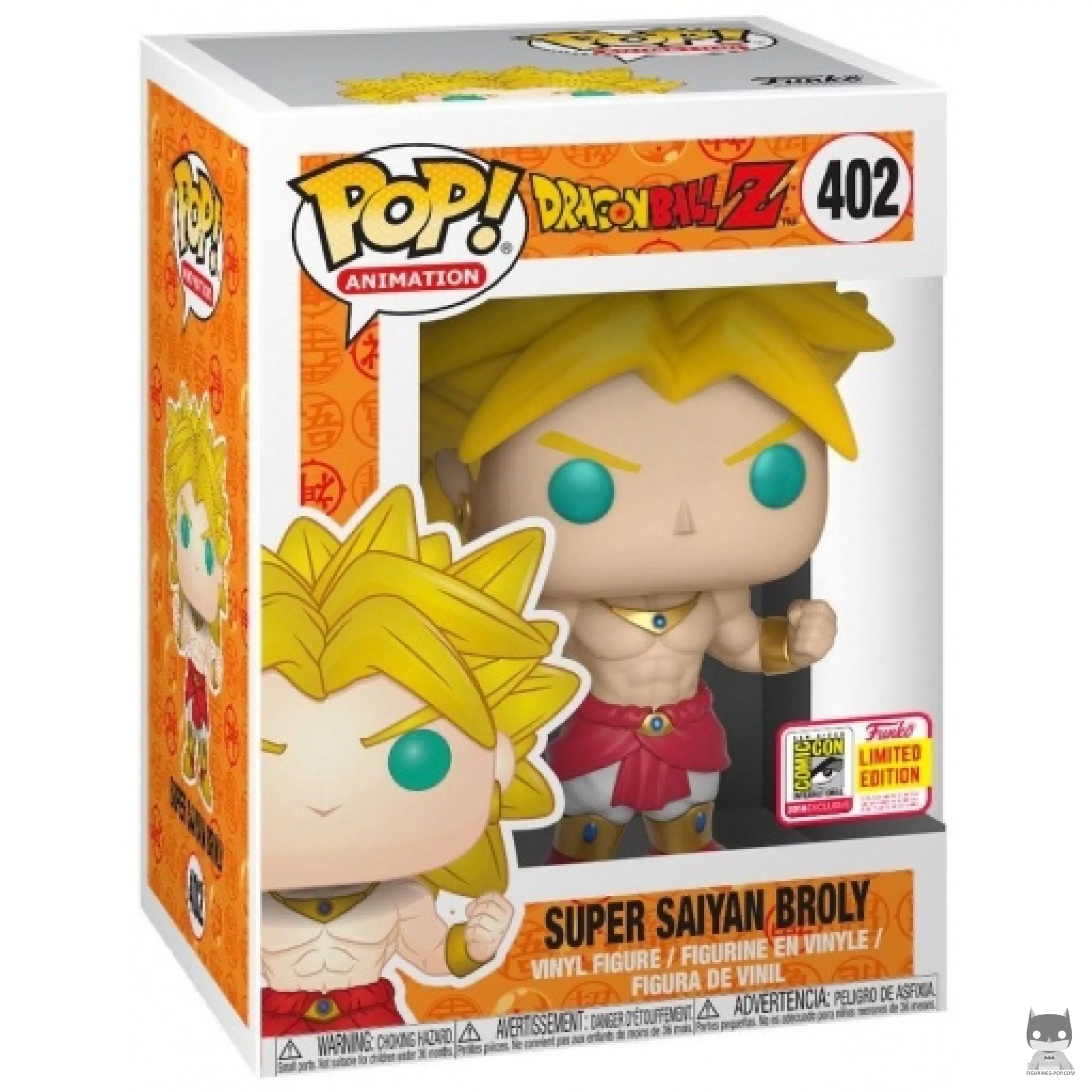 Figurine Funko POP Super Saiyan Broly avec boîte