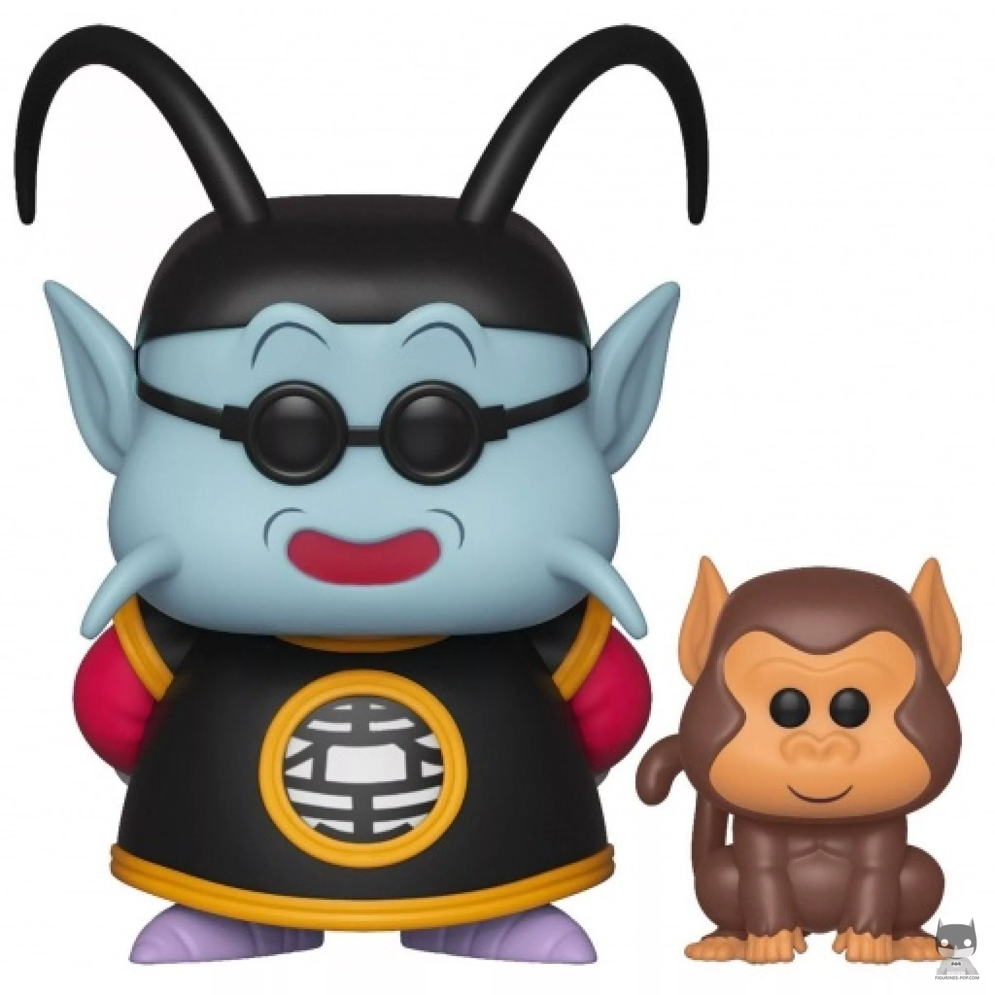 Figurine Funko POP Maître Kaio & Bubbles (Dragon Ball Z (DBZ))