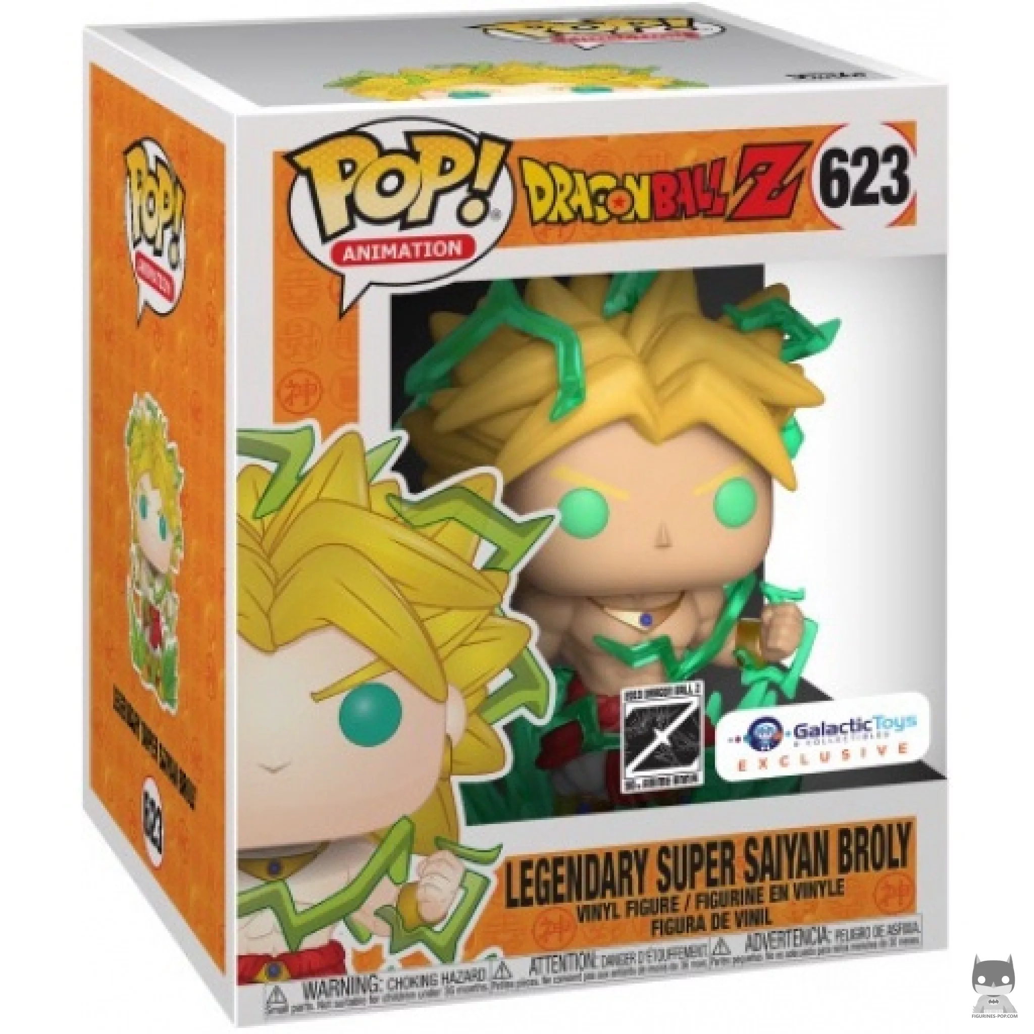 Figurine Funko POP Broly (Supersized) avec boîte