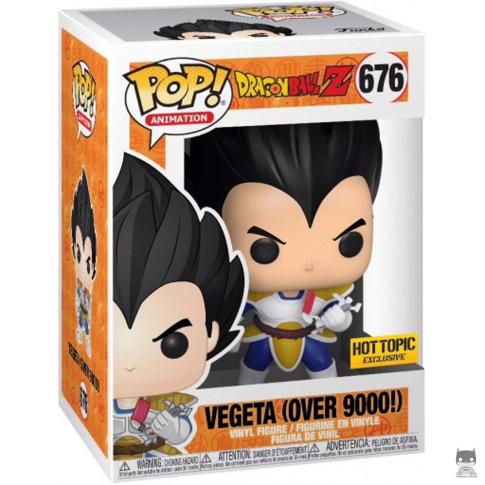 Figurine Funko POP Vegeta Over 9000! avec boîte