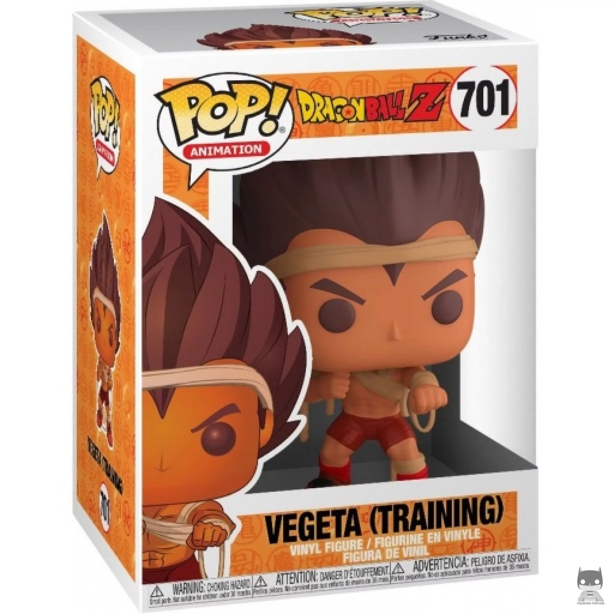 Figurine Funko POP Vegeta à l'Entraînement avec boîte