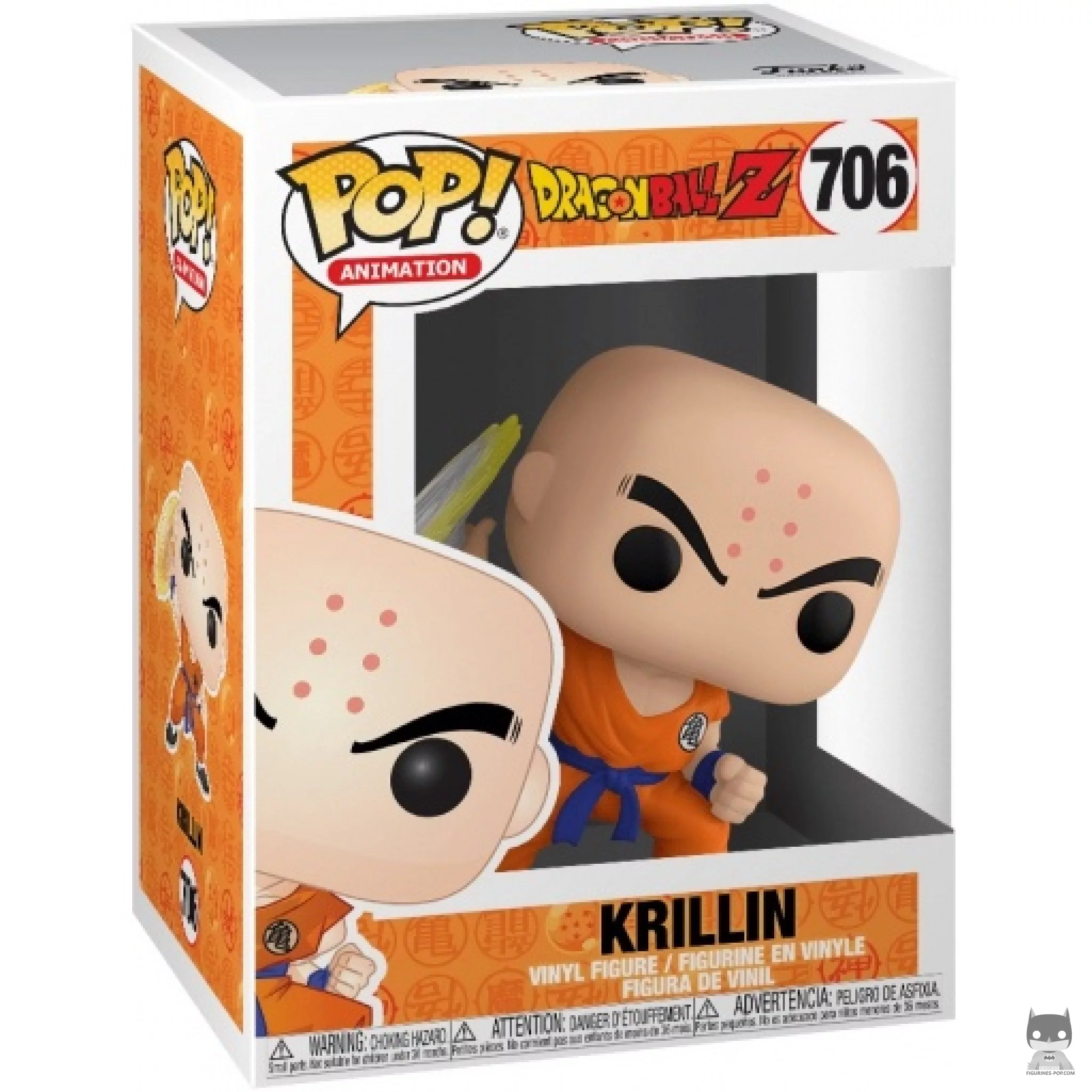 Figurine Funko POP Krillin avec Disque de la Destruction avec boîte