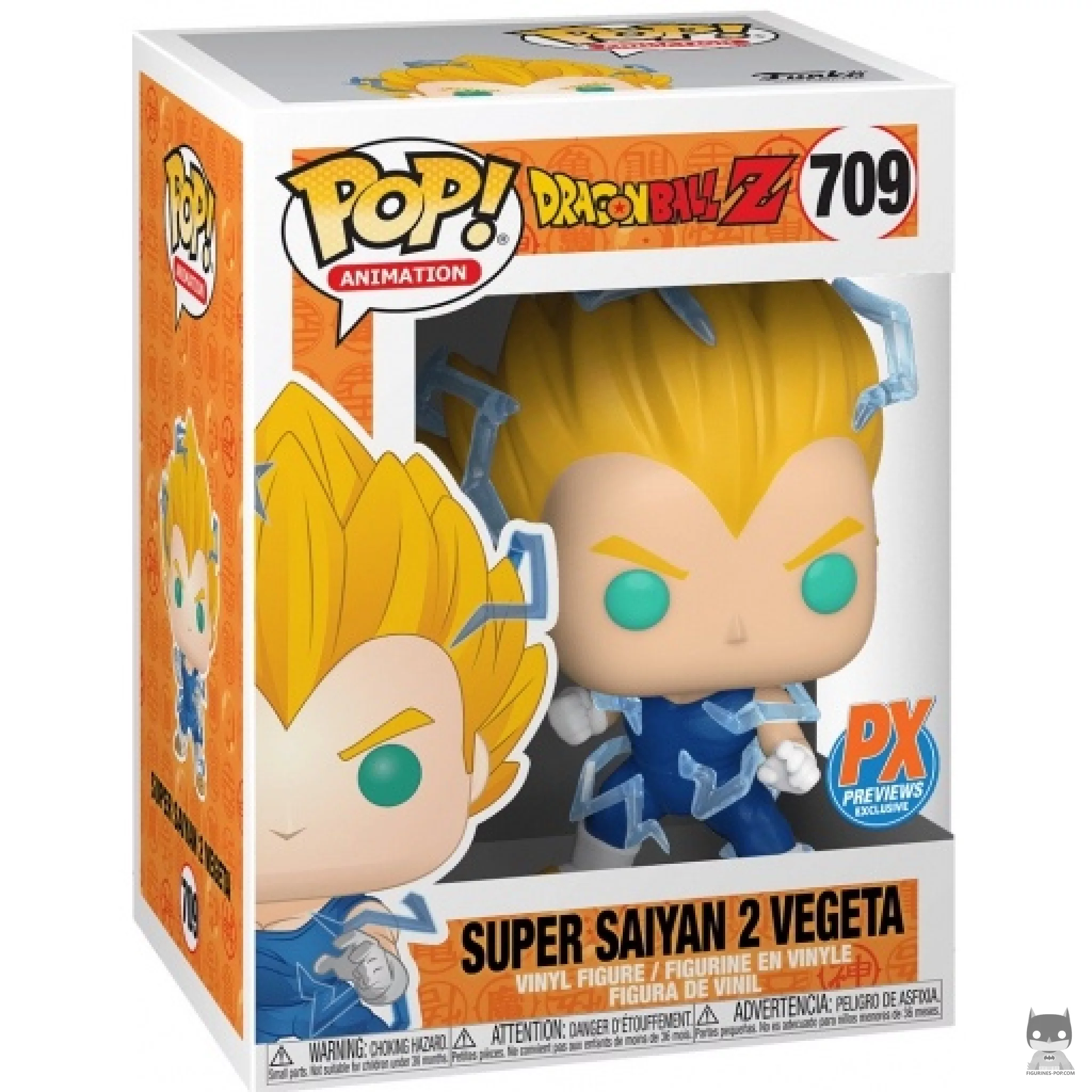 Figurine Funko POP Super Saiyan 2 Vegeta avec boîte