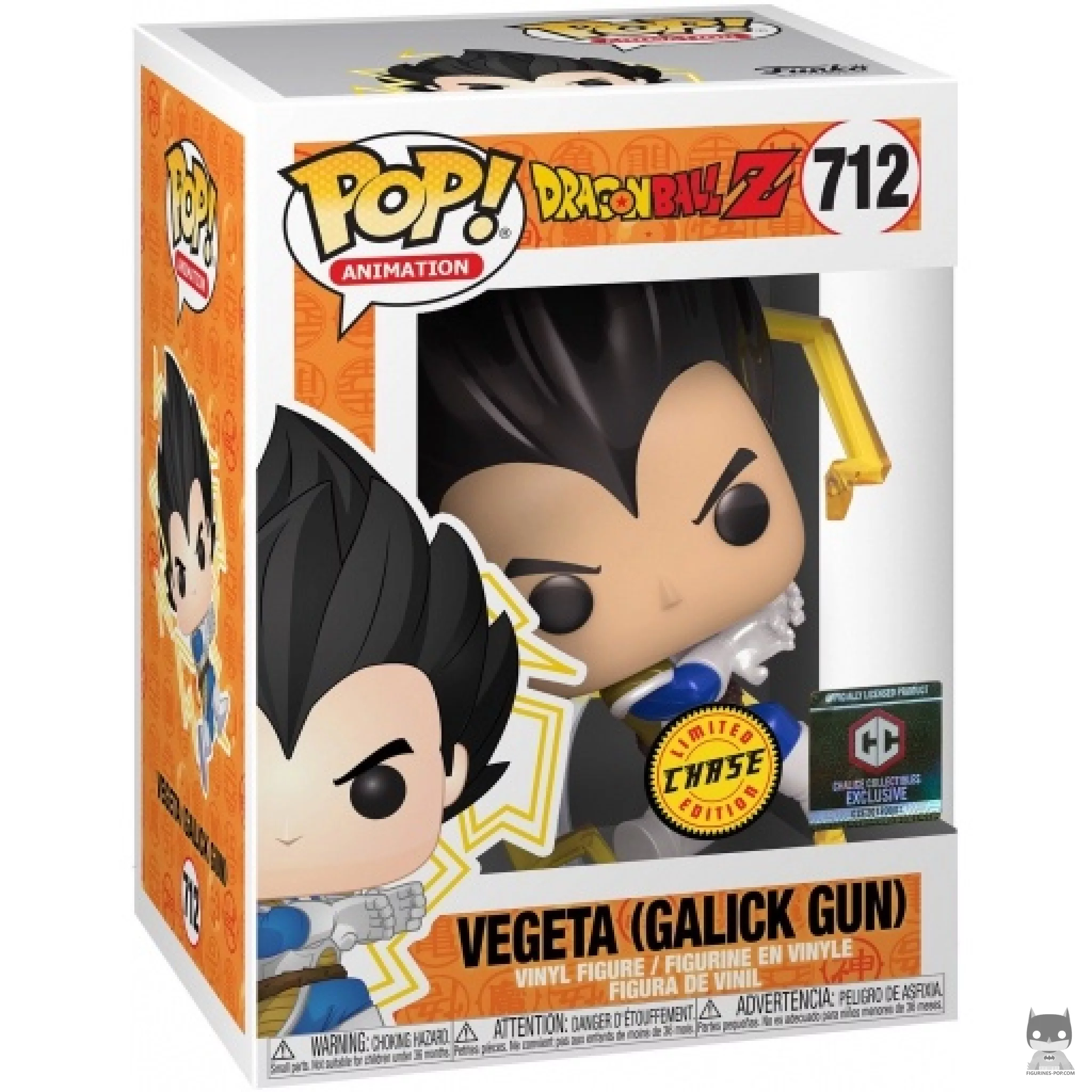 Figurine Funko POP Vegeta Galick Gun (Chase & Metallic) avec boîte
