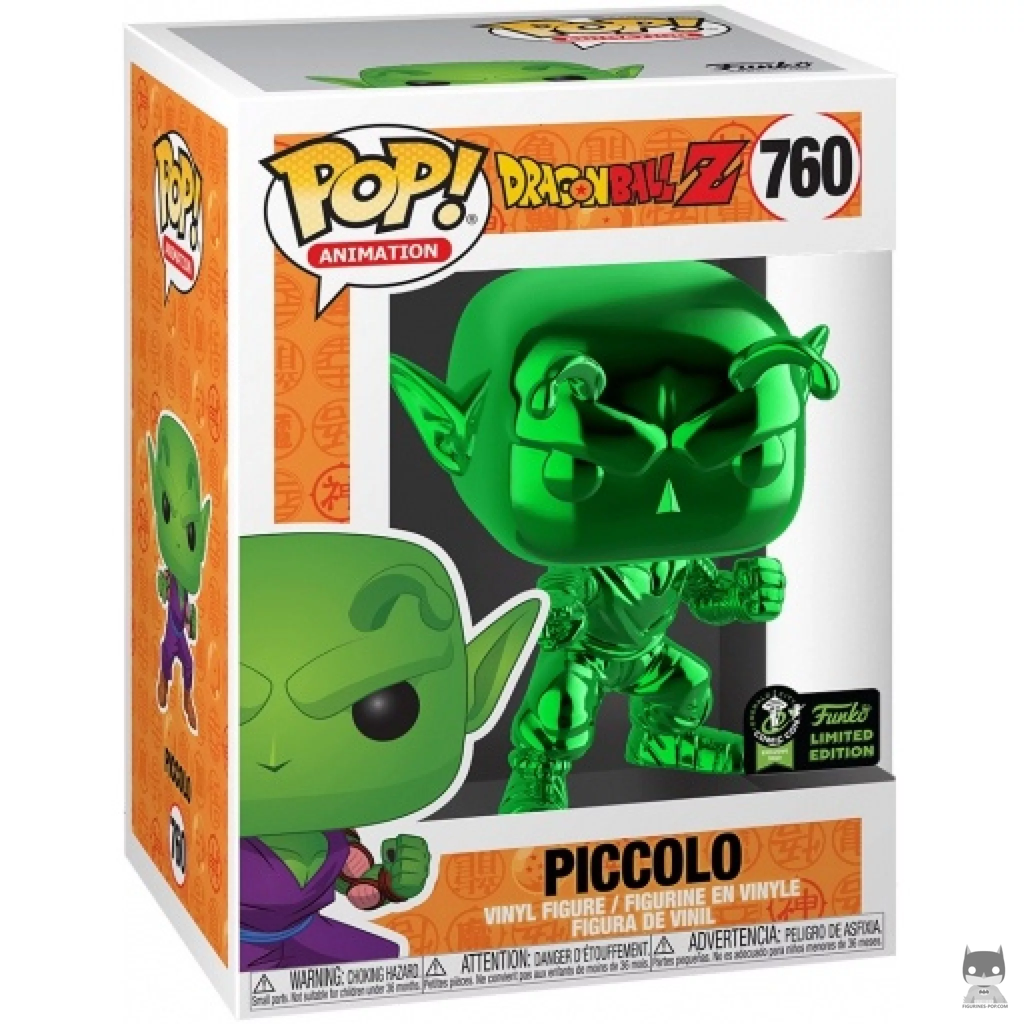Figurine Funko POP Piccolo (Chrome Vert) avec boîte
