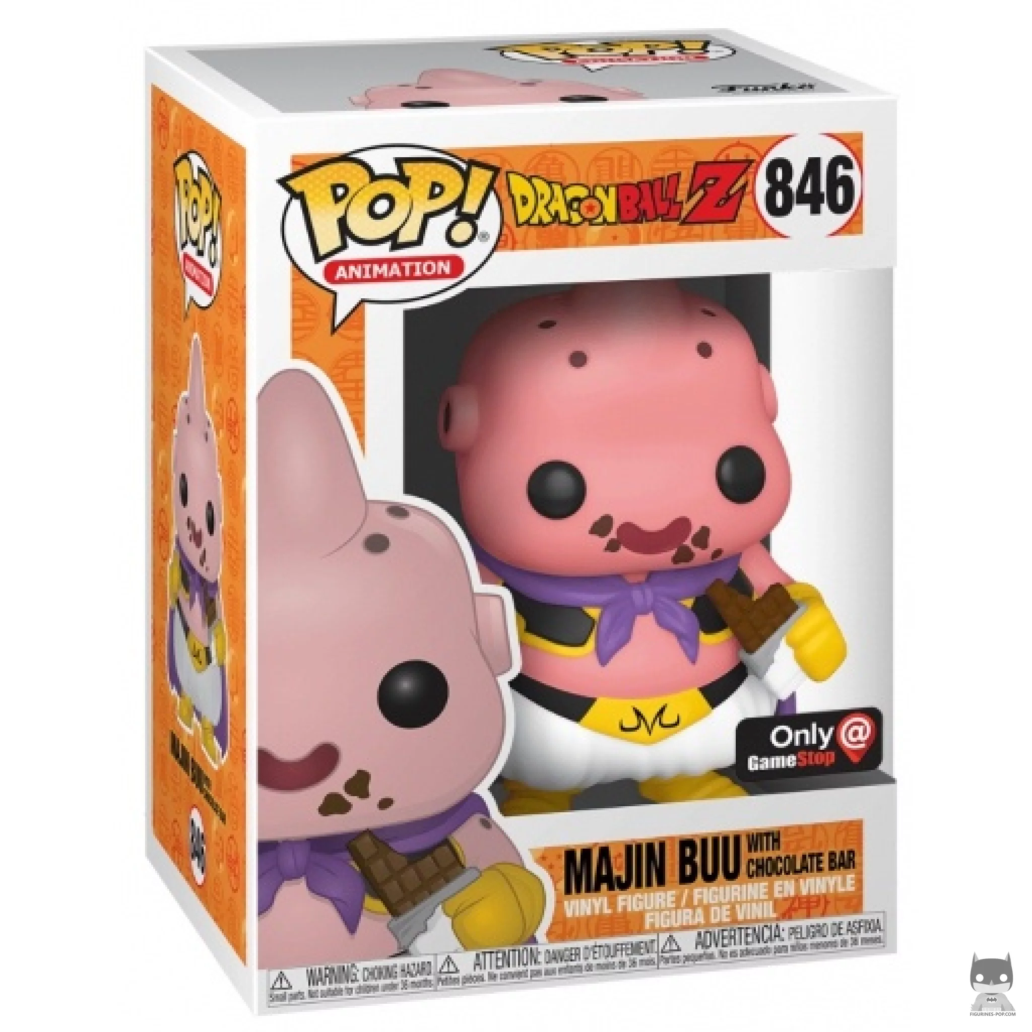 Figurine Funko POP Majin Boo avec Tablette de Chocolat avec boîte