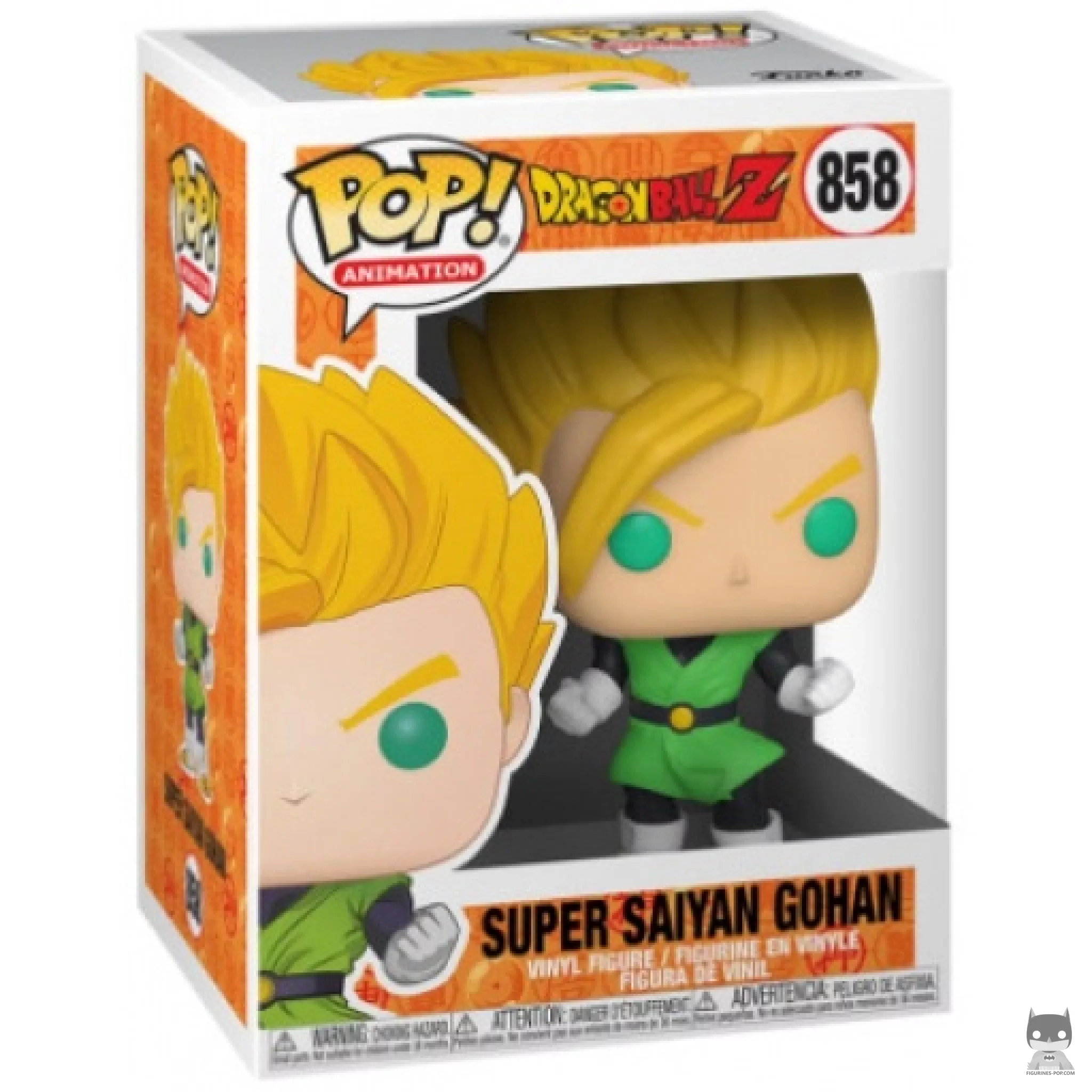 Figurine Funko POP Super Saiyan Gohan avec boîte