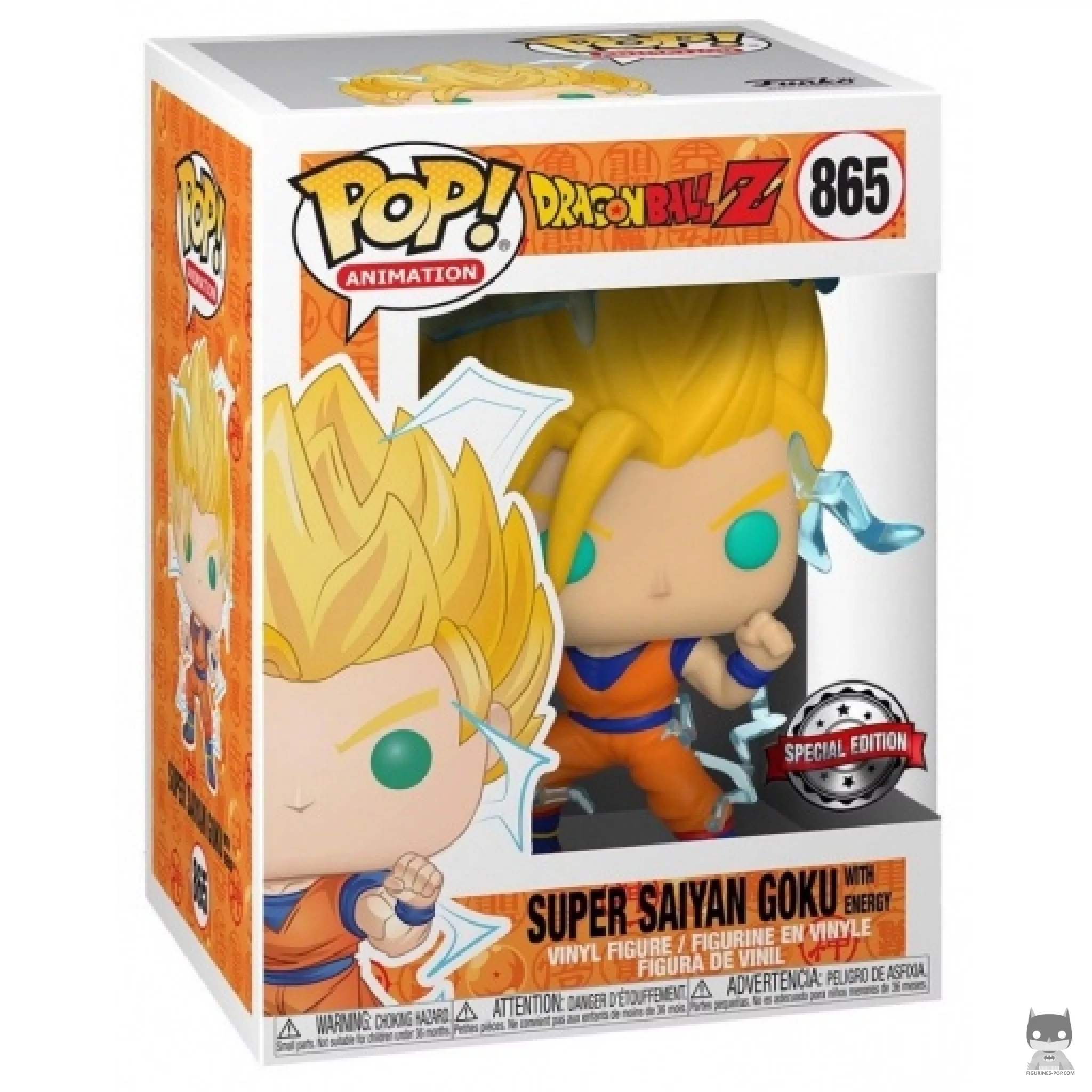 Figurine Funko POP Super Saiyan Goku avec Energie avec boîte