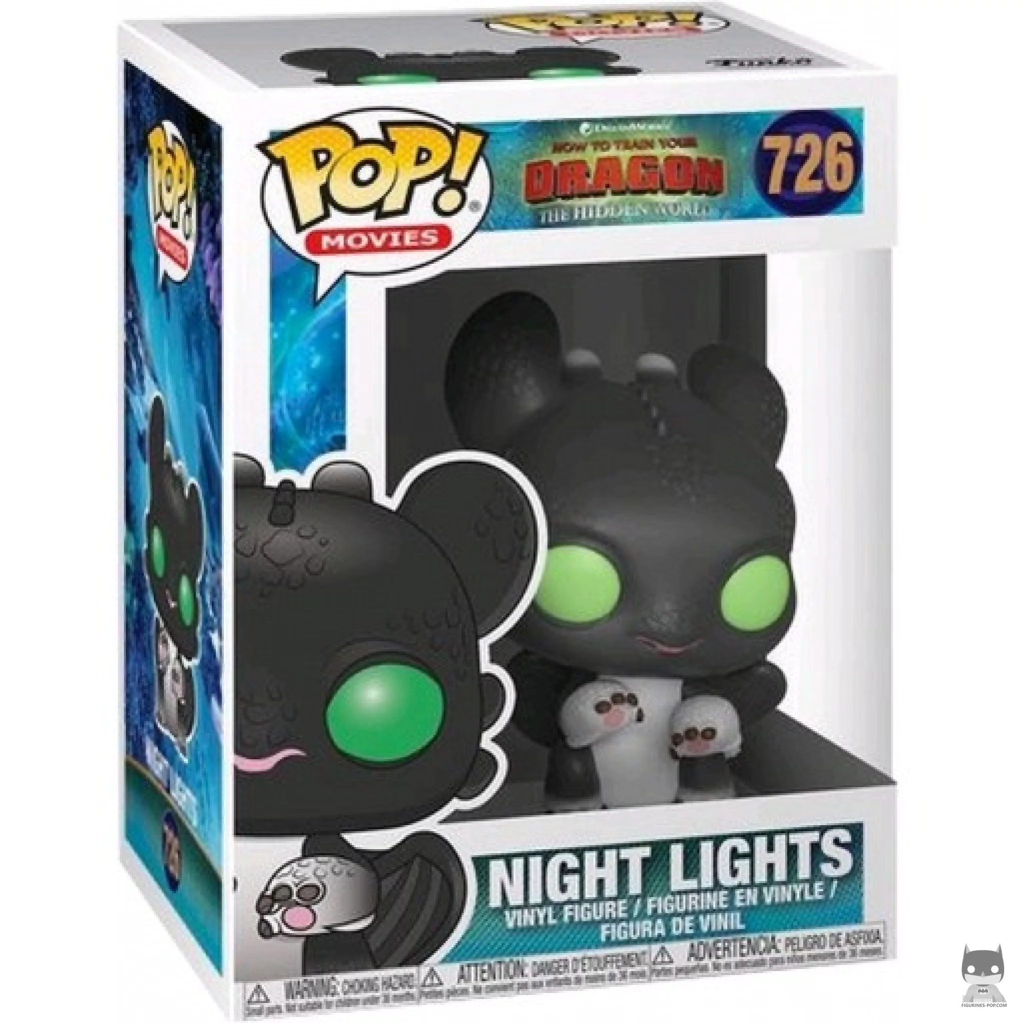 Figurine Funko POP Night Lights (Noir) avec boîte