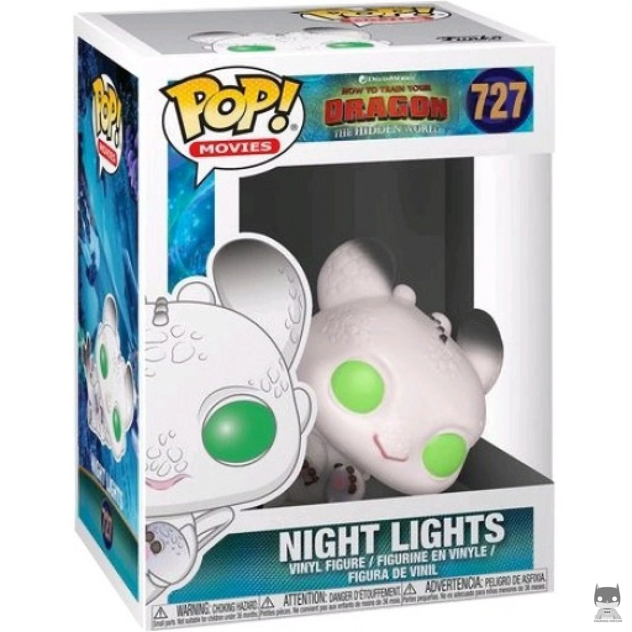 Figurine Funko POP Night Lights (Blanc) avec boîte