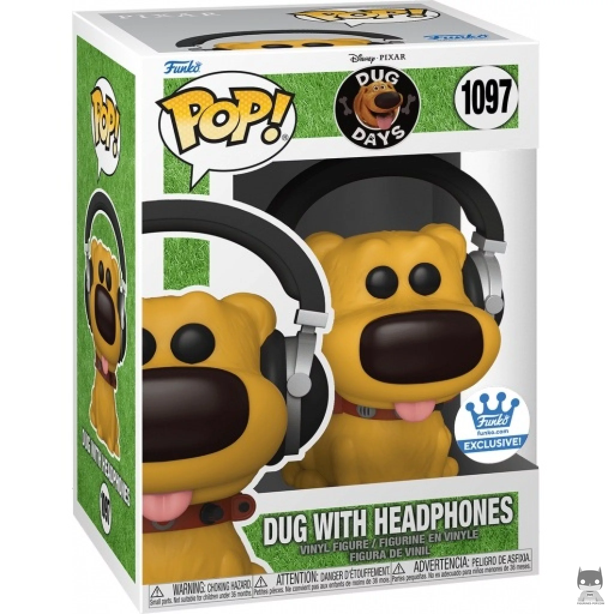 Figurine Funko POP Dug avec Casque avec boîte