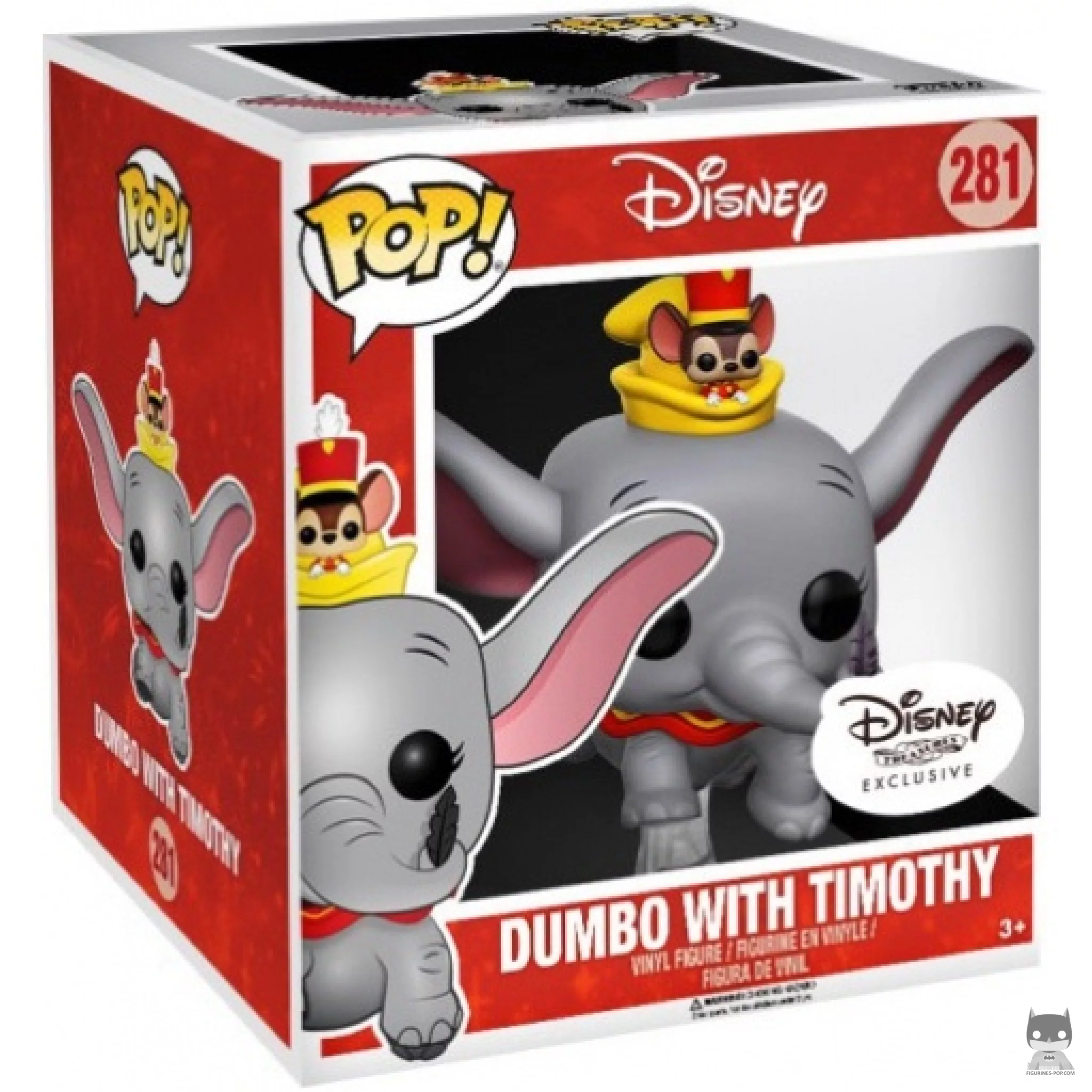 Figurine Funko POP Dumbo volant avec Timothé avec boîte