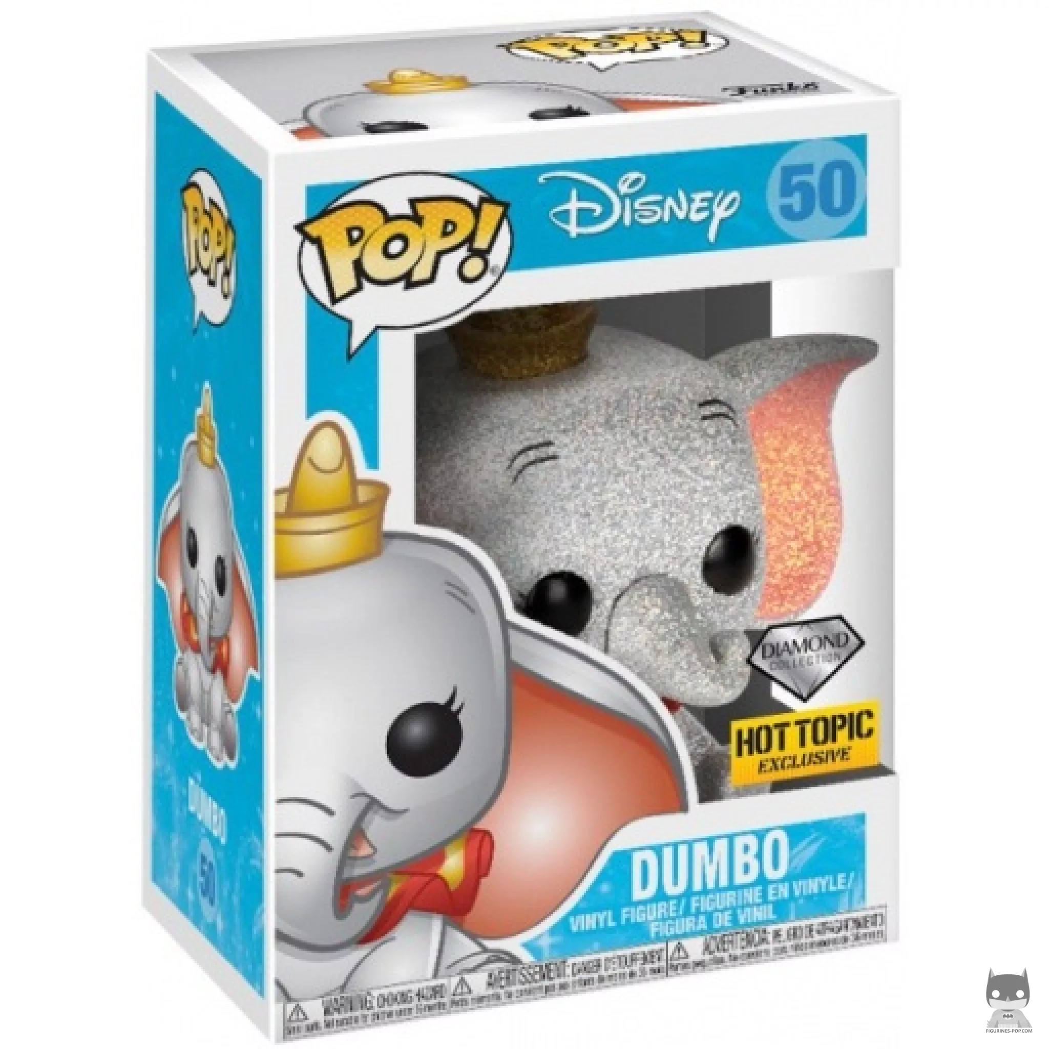 Figurine Funko POP Dumbo (Glitter) avec boîte