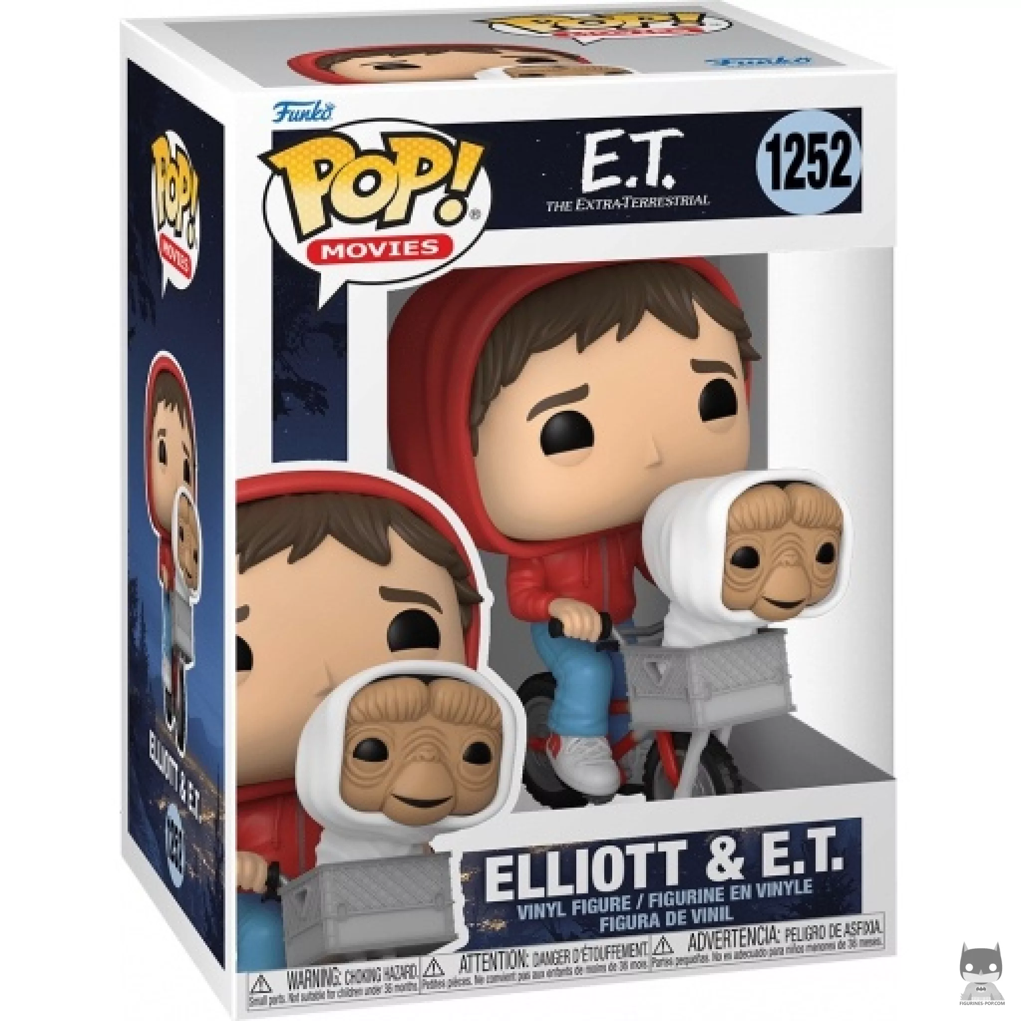 Figurine Funko POP Elliot & E.T. avec boîte